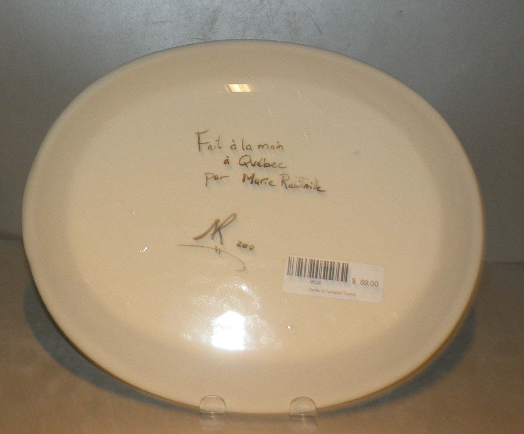 Oval Platter la Fontaine de Tourny