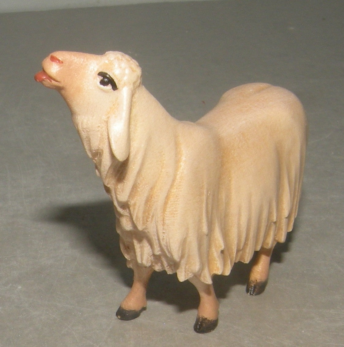 Sheep licking Venetian Nativity