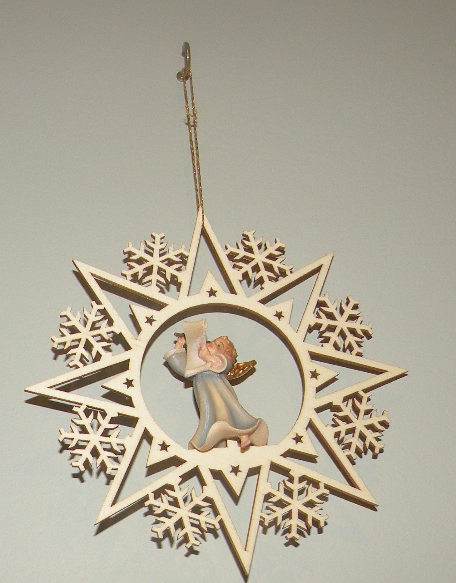 Angel with Baton on a Star - 08001-M