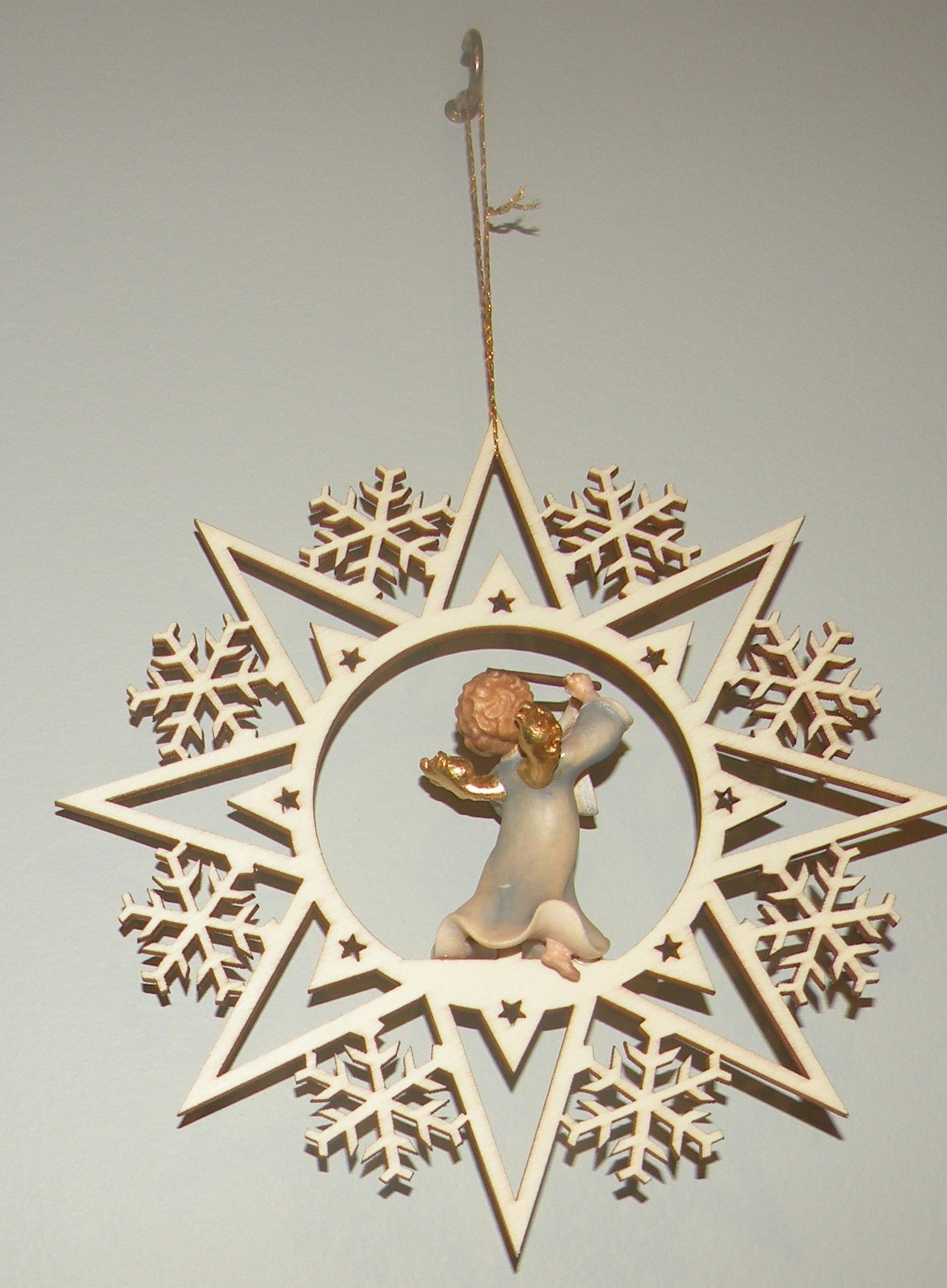 Angel with Baton on a Star - 08001-M