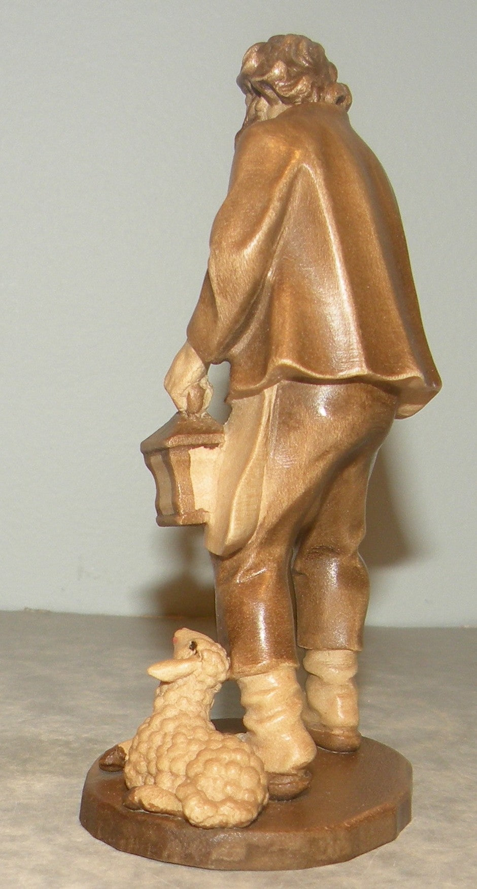 St-Joseph with lantern, Rustic ZF Finish