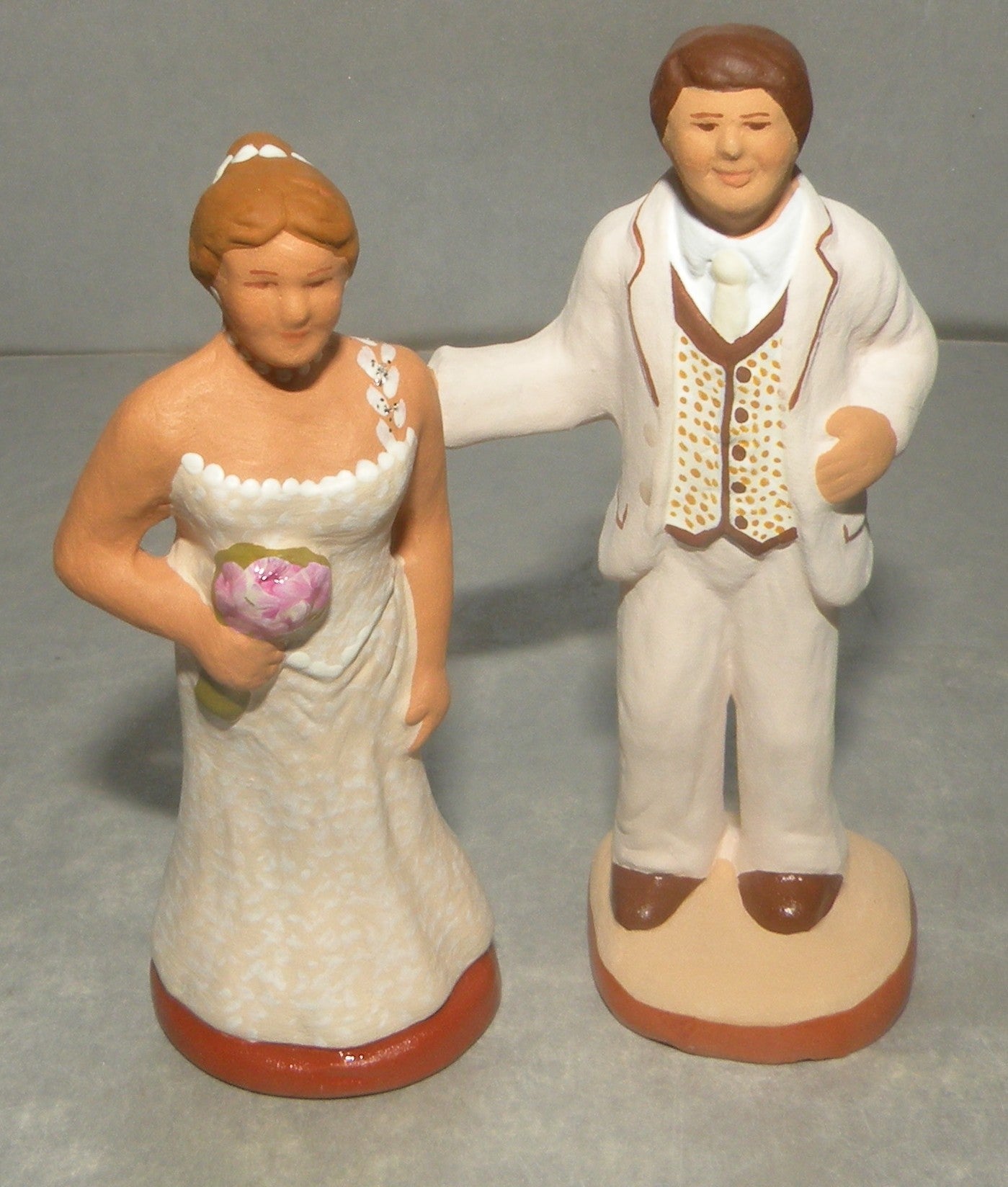 Bride and groom ( White ) ( 5274 )  , Fouque 6 Cm