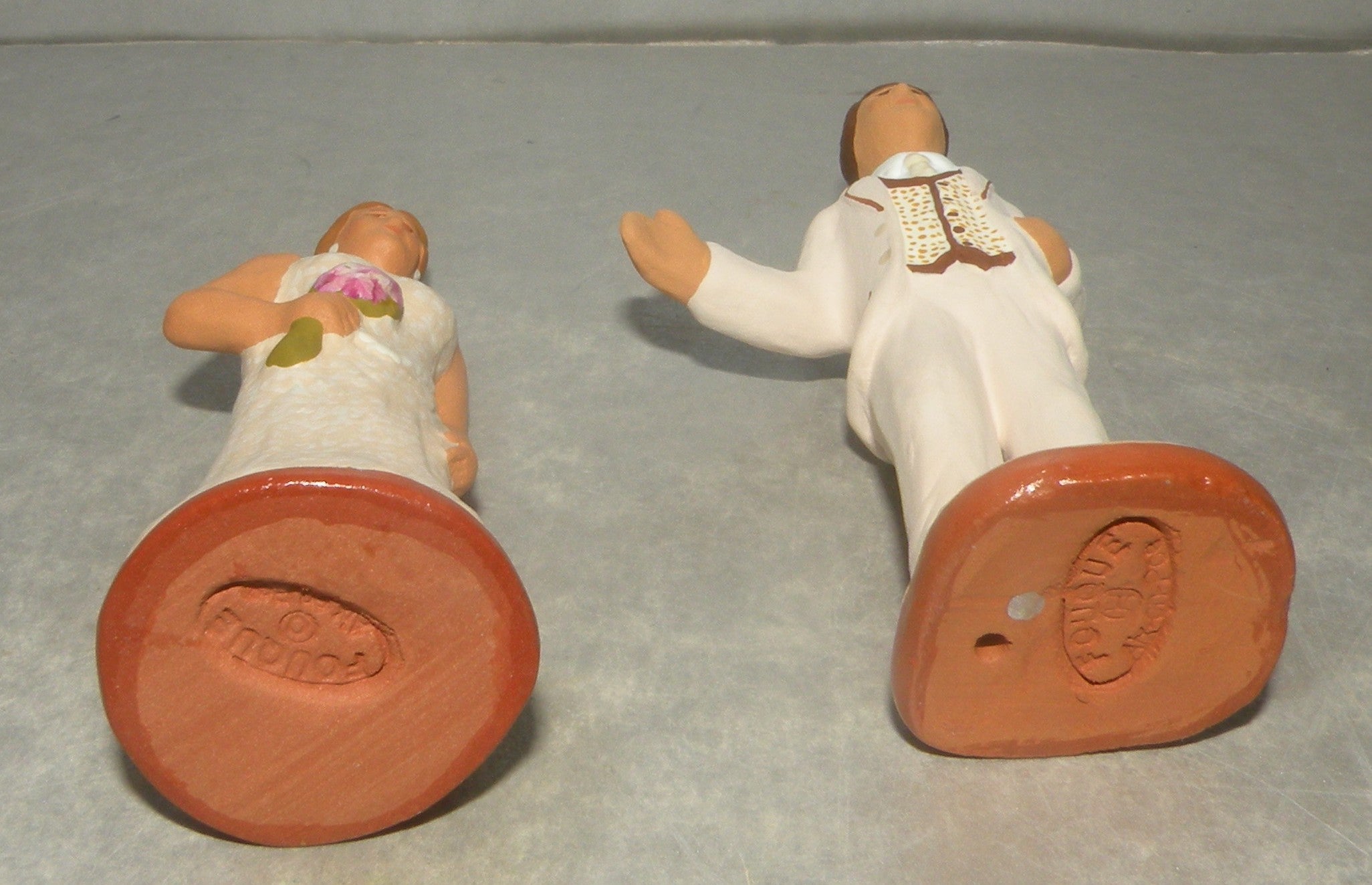 Bride and groom ( White ) ( 5274 )  , Fouque 6 Cm