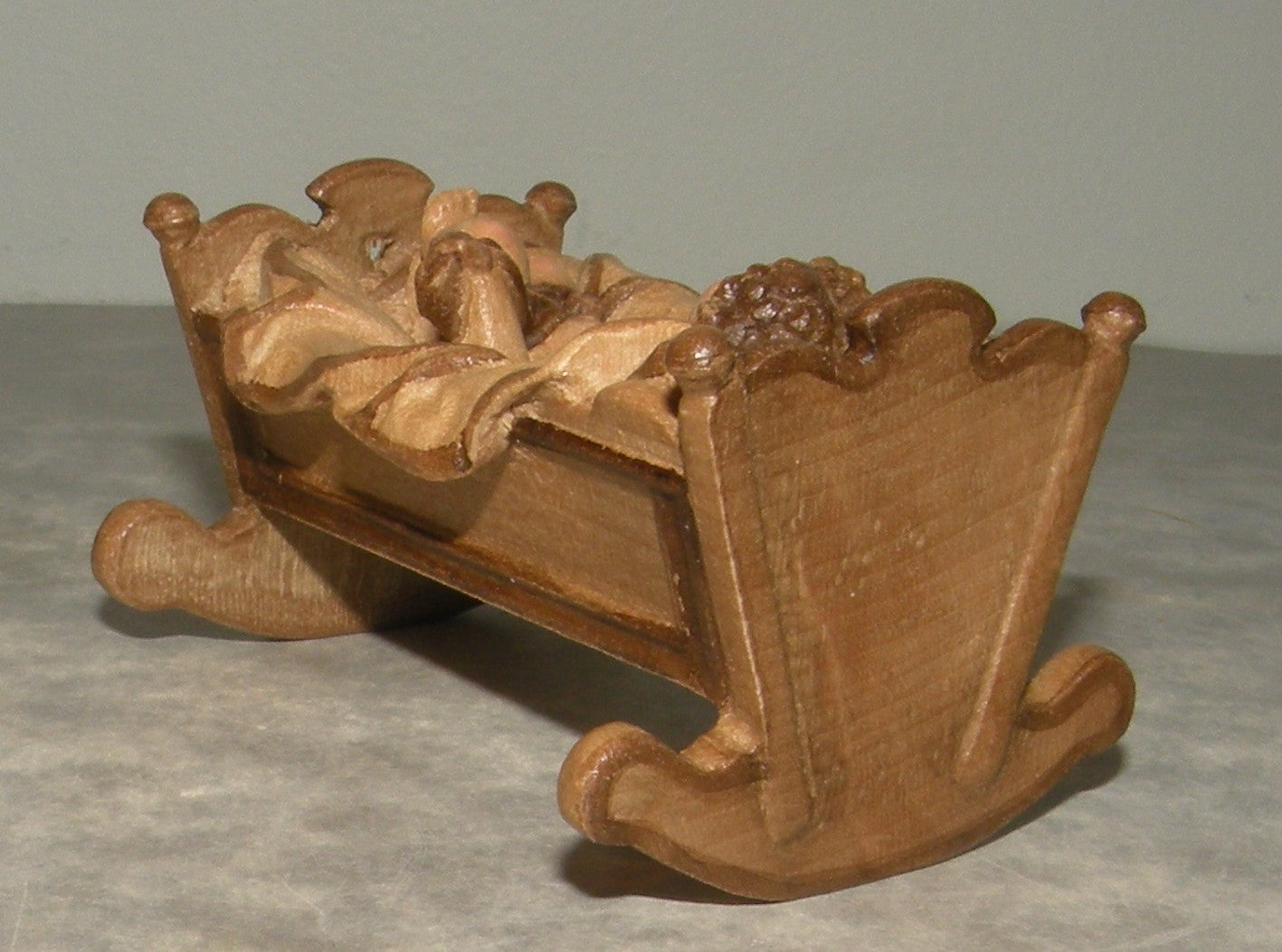 Jesus with craddle, Rustic ZF Finish