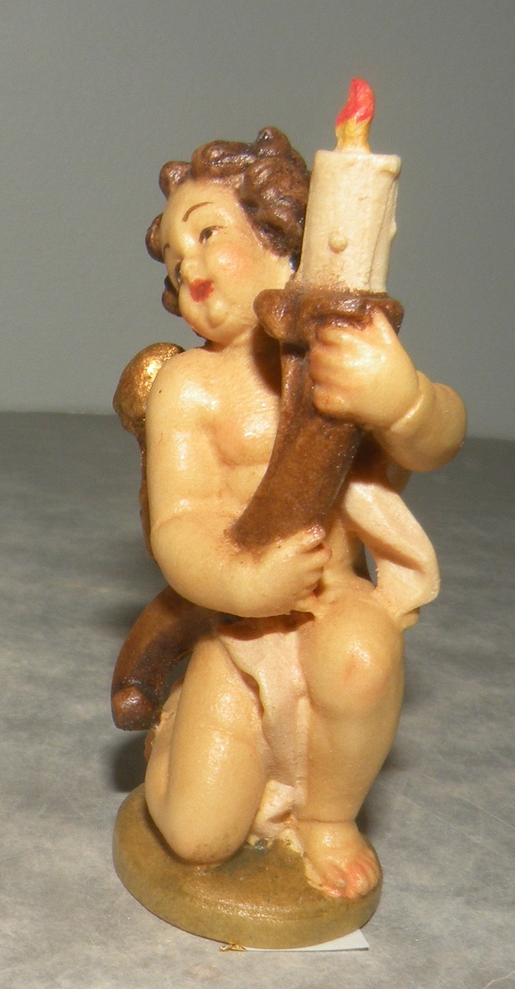 Angel ( left ) kneeling with candle-holder 10150-59 -  Rupert