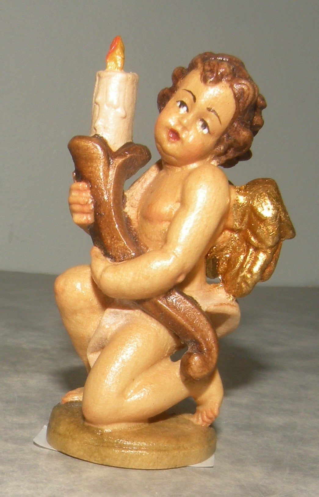 Angel ( right ) kneeling with candle-holder - 10150-59A  Rupert