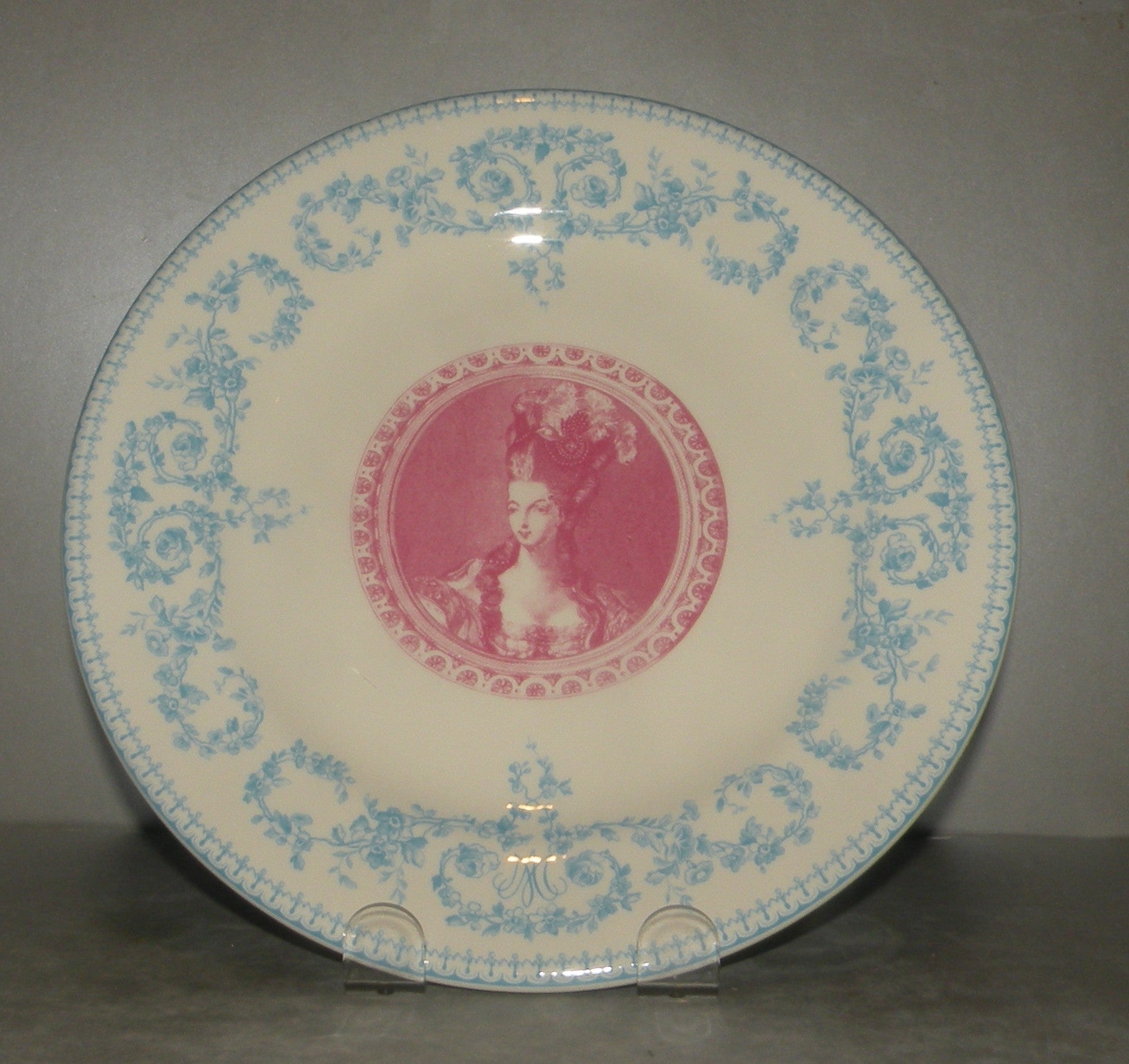 Dessert Plate Red Marie-Antoinette Versailles