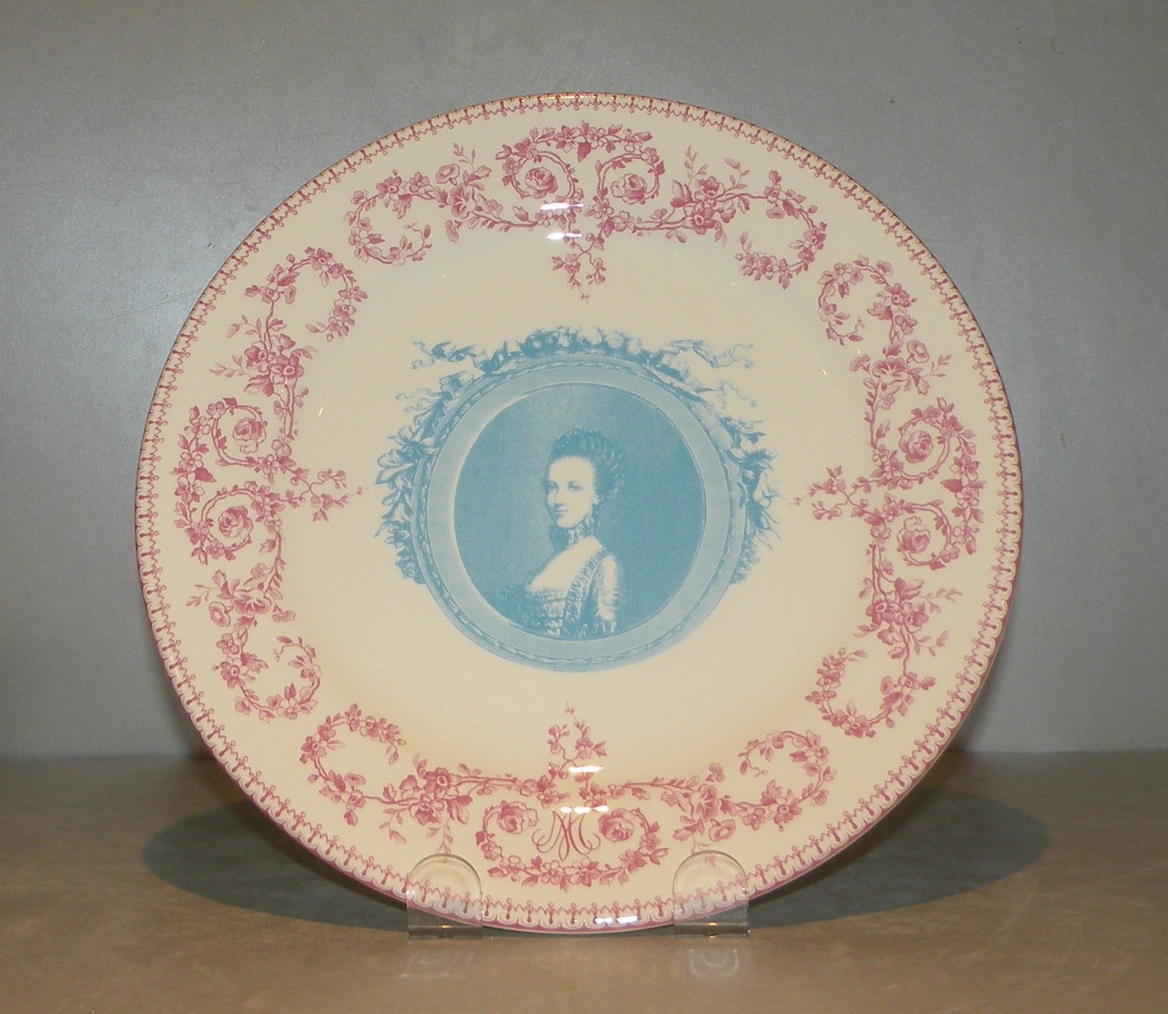 Dessert Plate Blue Marie-Antoinette Versailles