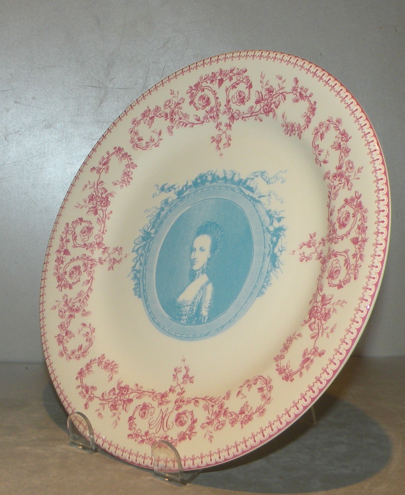 Dessert Plate Blue Marie-Antoinette Versailles