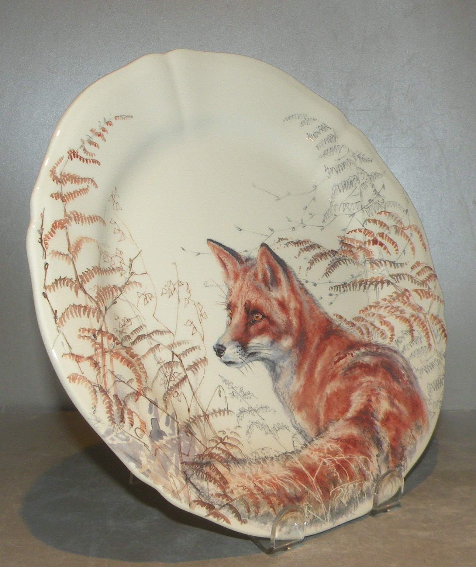 Dessert Plate Fox , Sologne