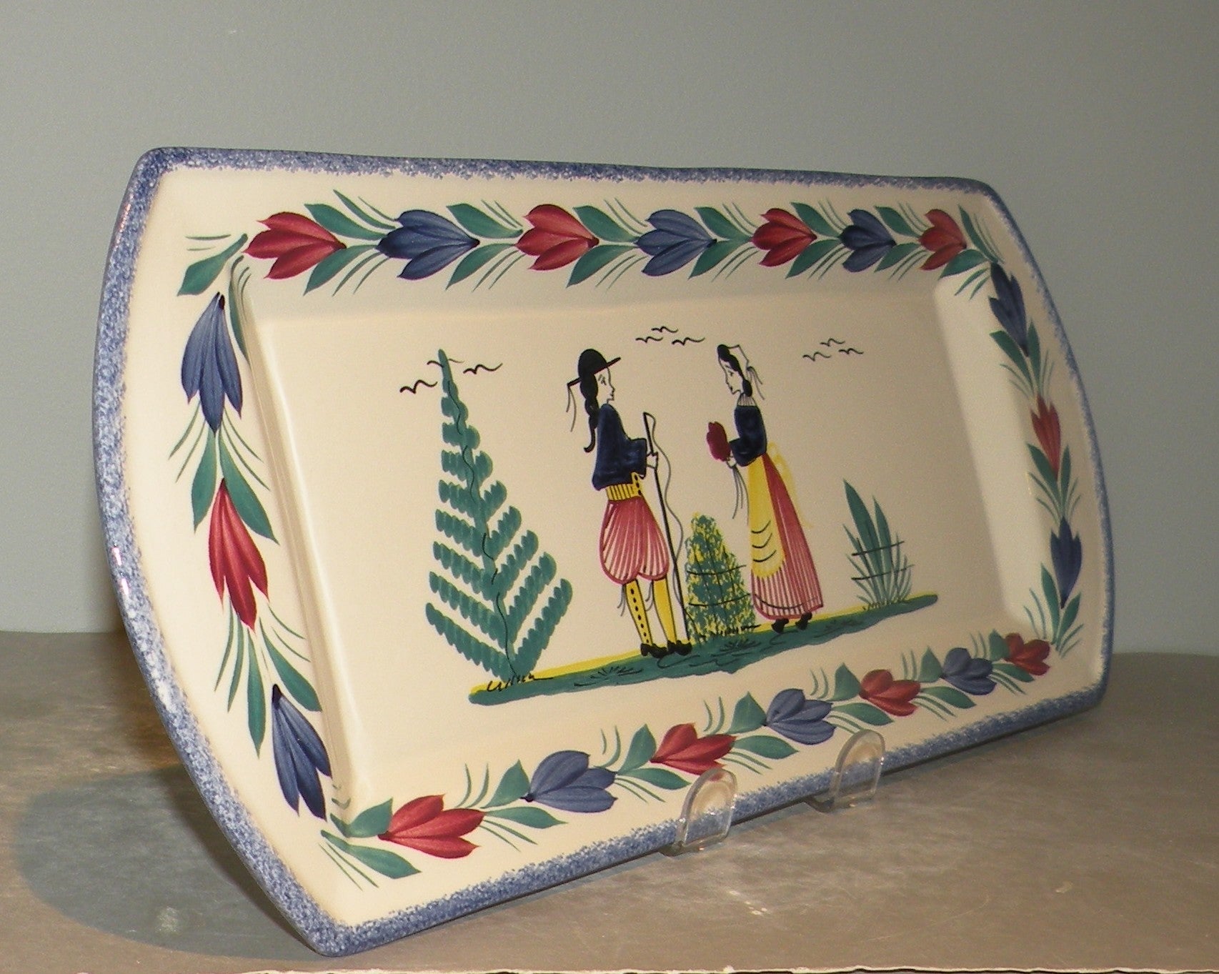 Oblong Serving Tray, Campagne