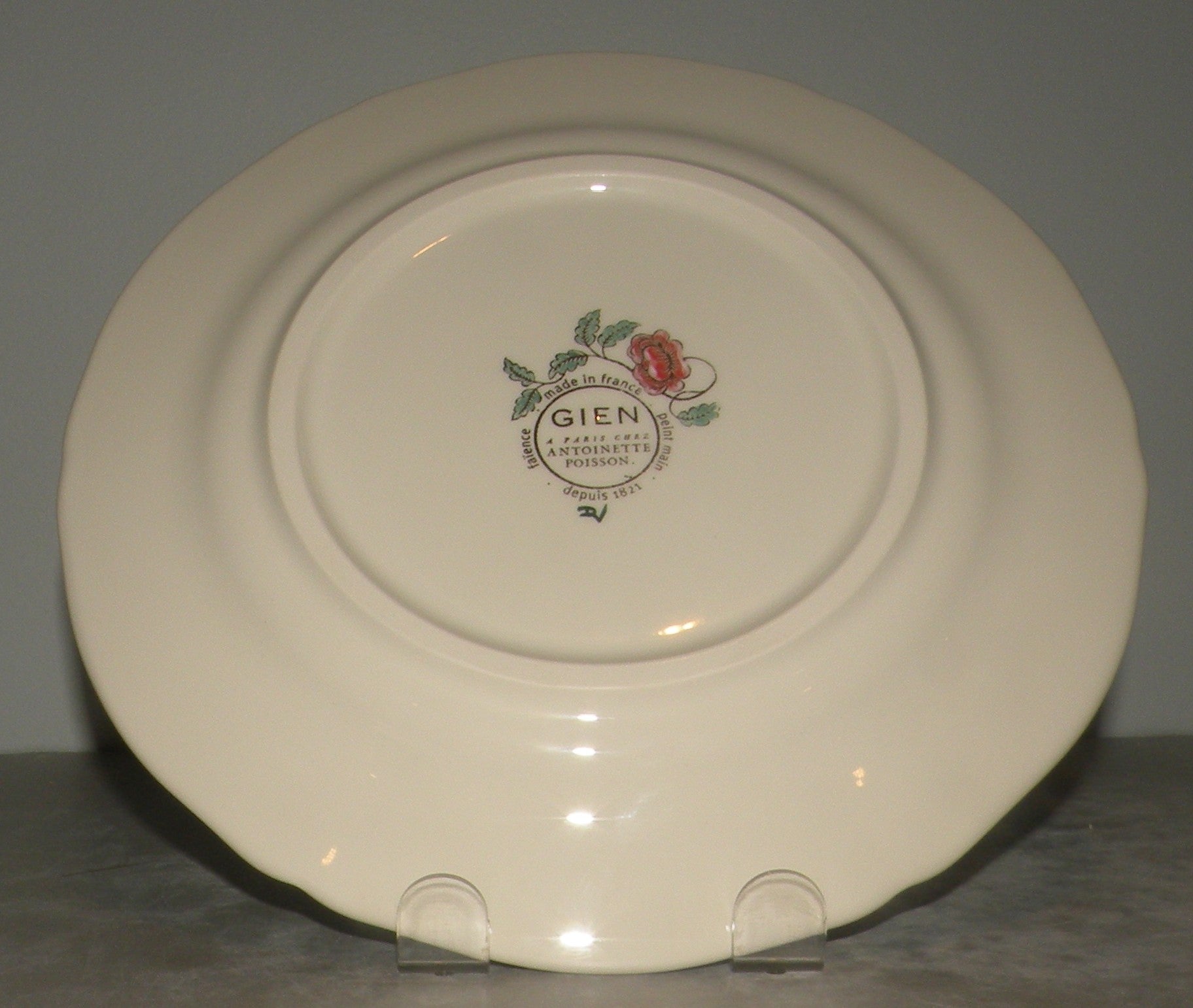 Dessert Plate , Dominote Hand Painted
