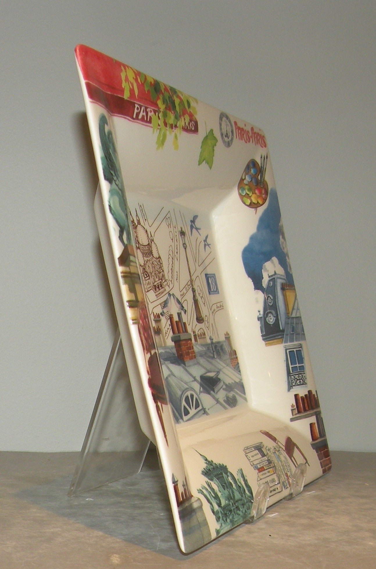 Extra Large Square Candy Tray, Paris-Paris