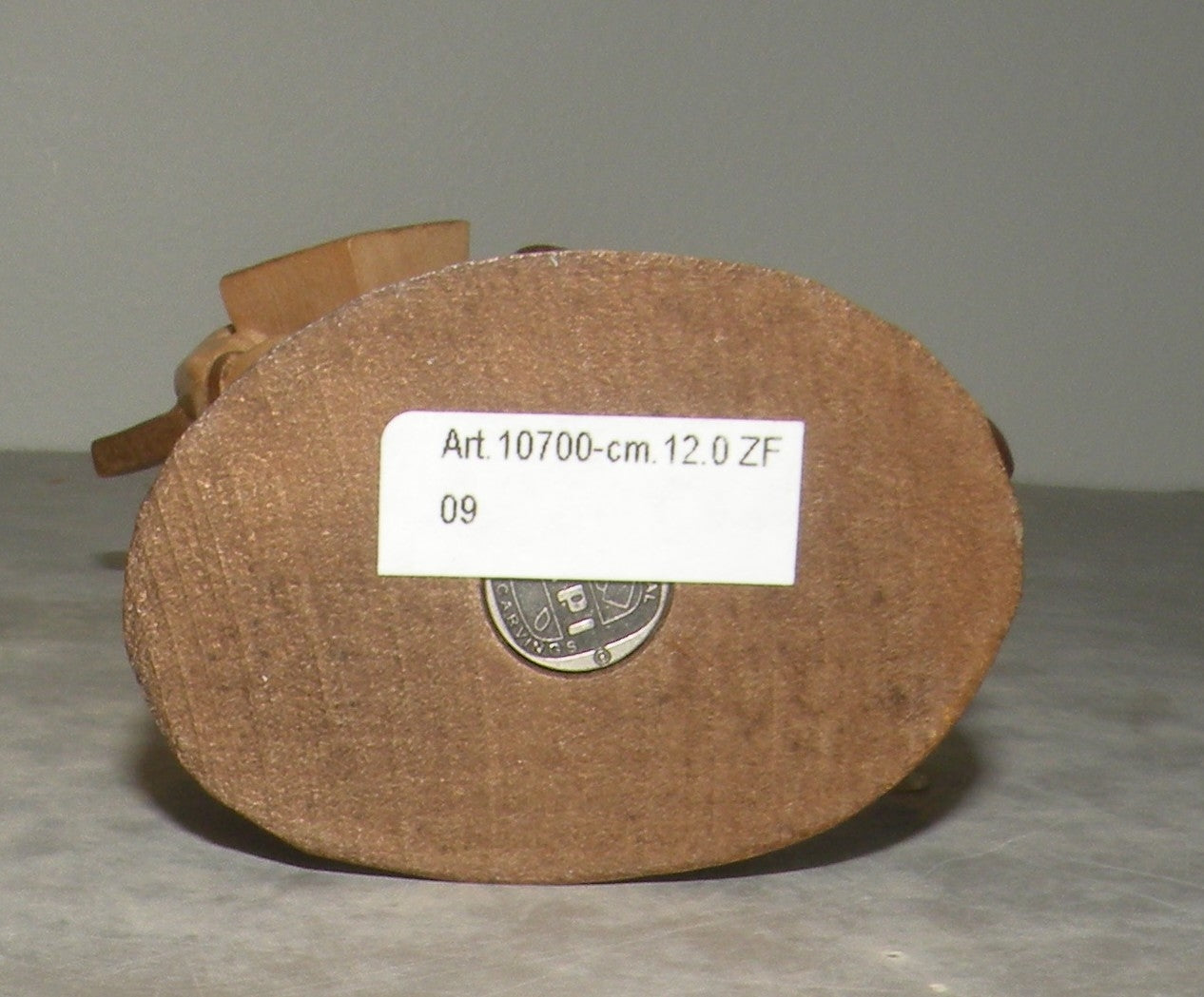 Man Chopping Cabbages , Rustic ZF Finish