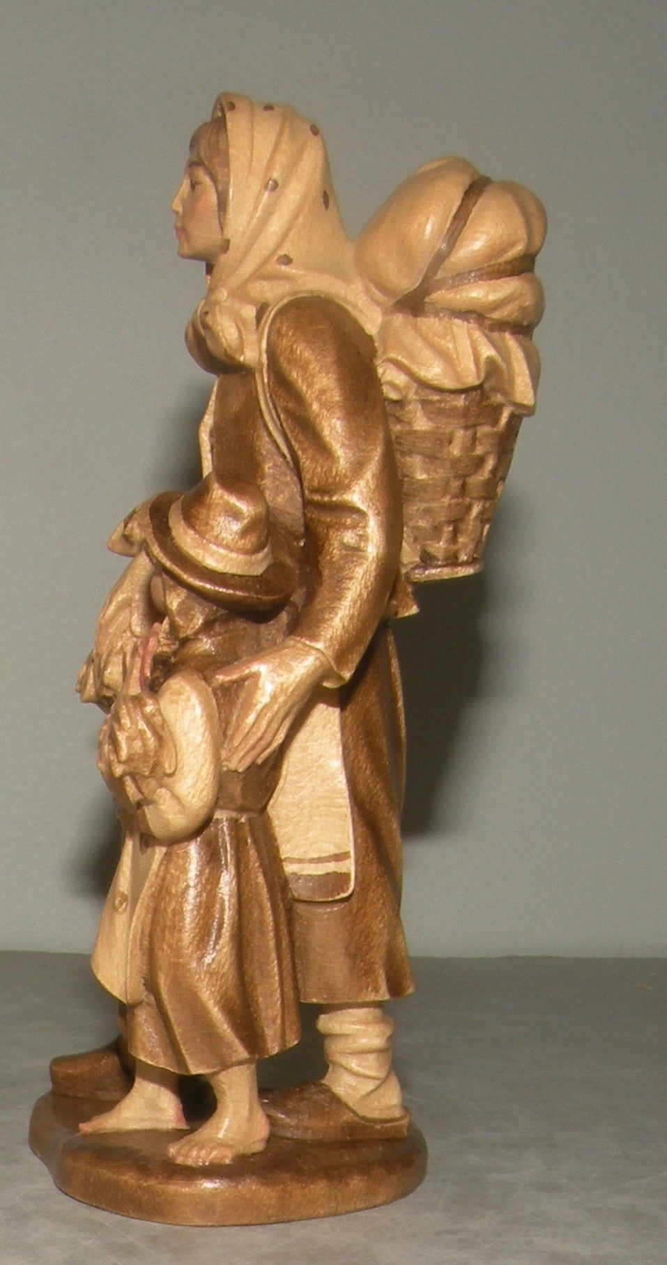 Woman with Girl , Rustic ZF Finish