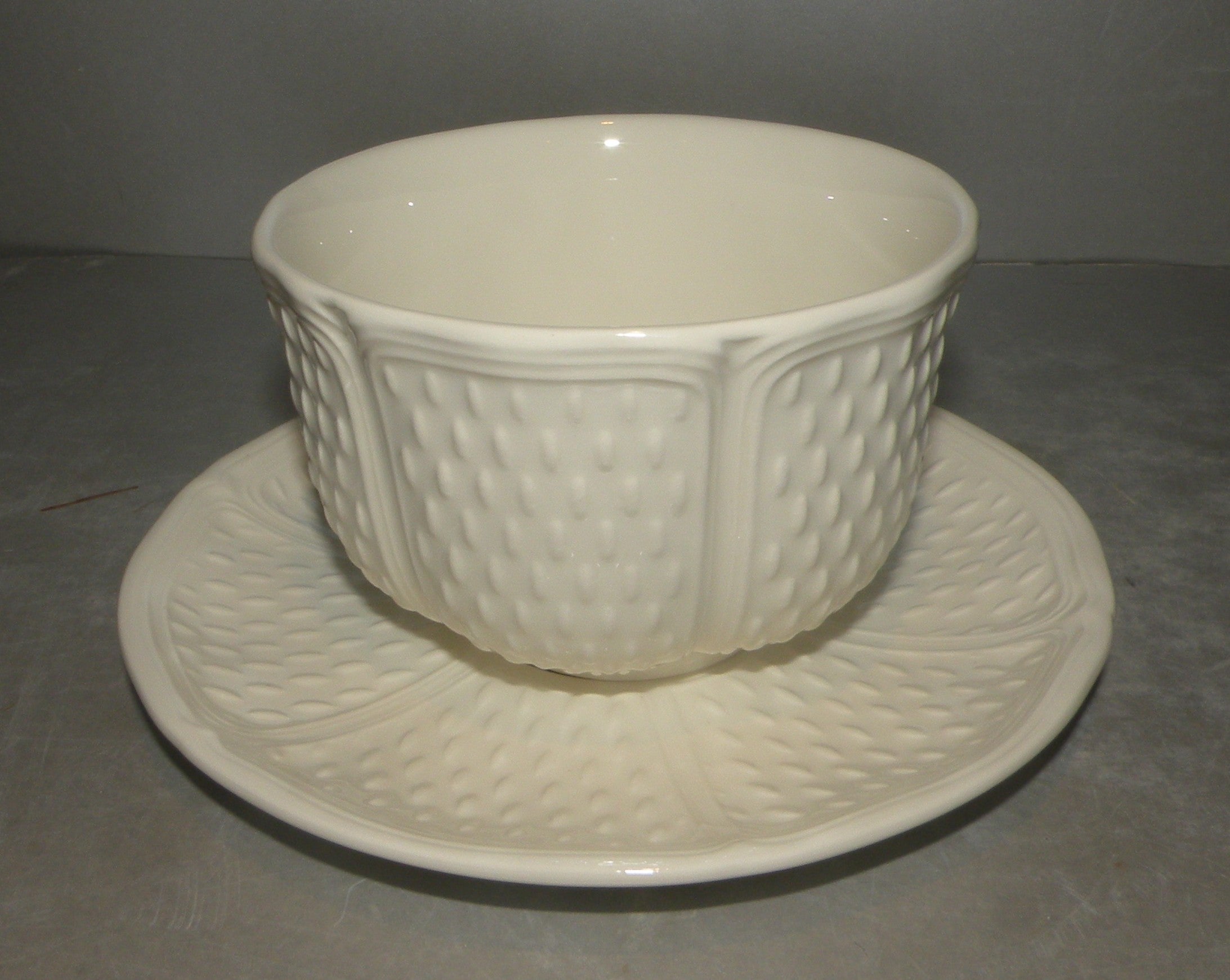 Breakfast Cup & Saucer, Pont Aux Choux White