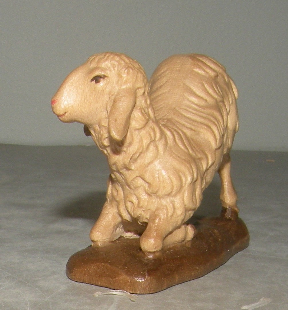 Sheep Kneeling - 21204 , Rustic ZF Finish