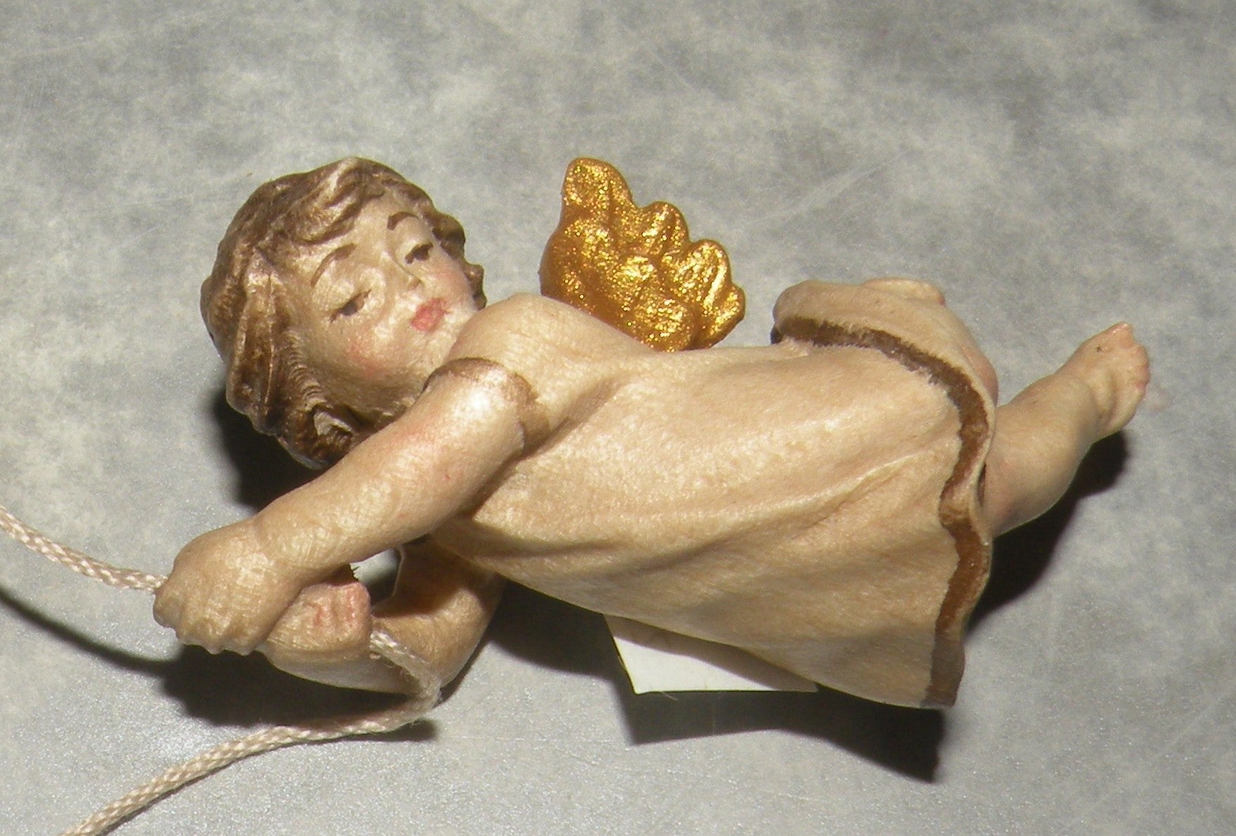 Couple of Angels going down with Yarn, ( 10701-49 and 50 ) Rustic ZF Finish