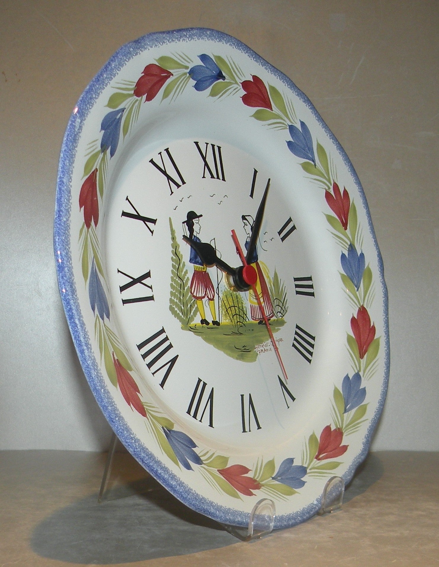 Wall Clock, Mistral Blue