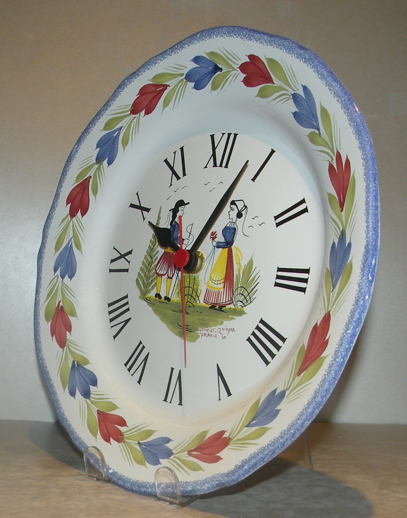 Wall Clock, Mistral Blue