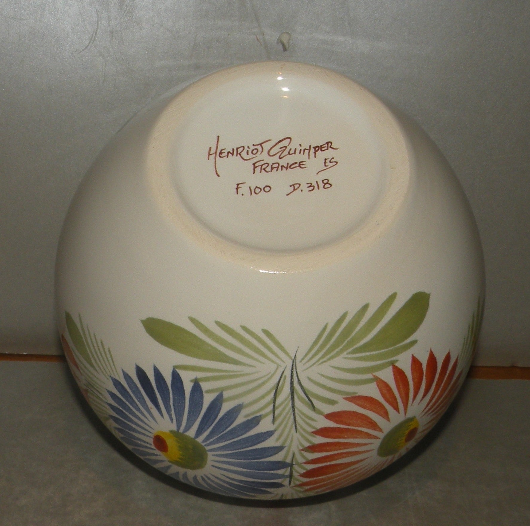 Ball Vase with a Lady  Henriot