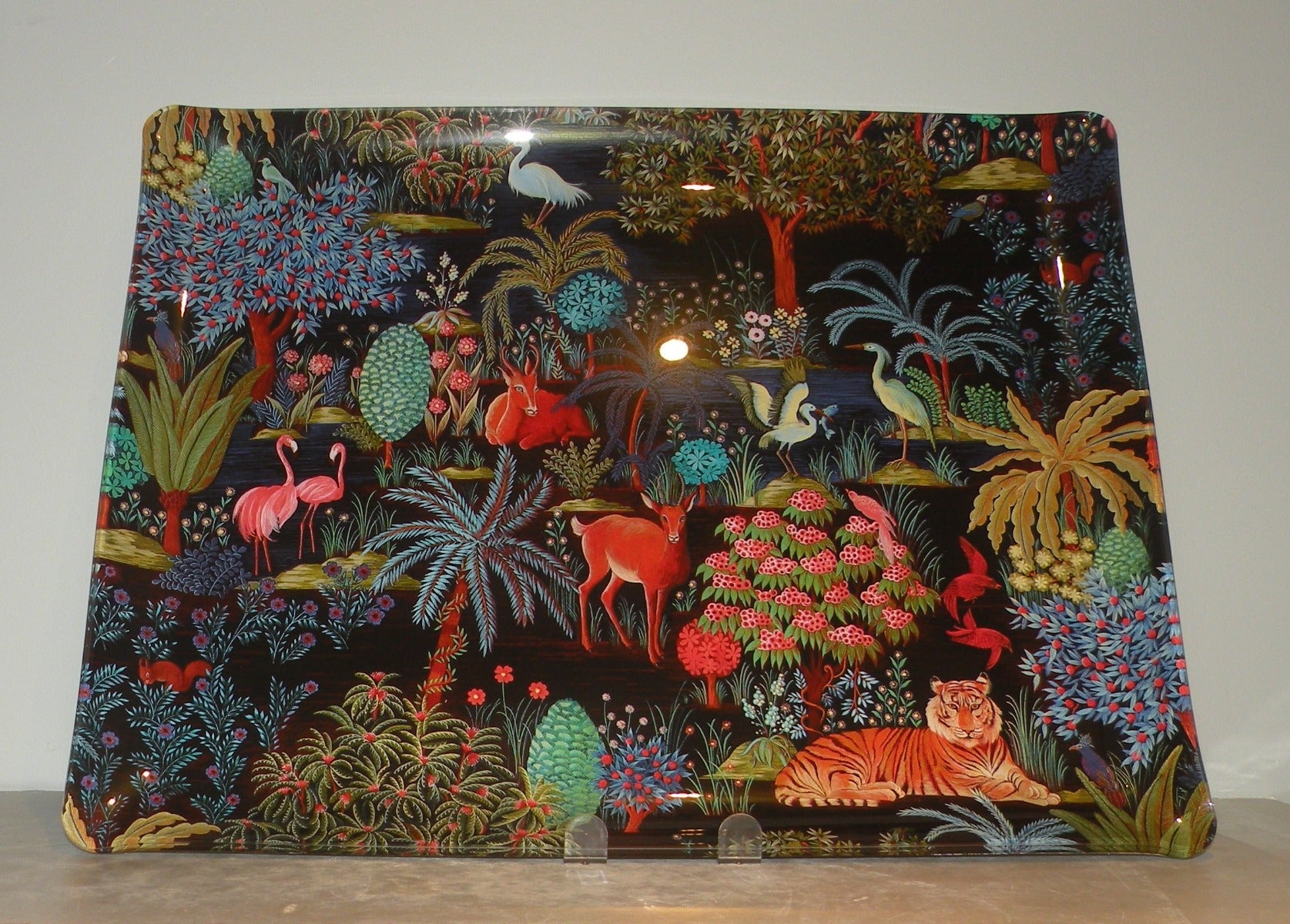 Large acrylic serving tray Le Jardin du Palais