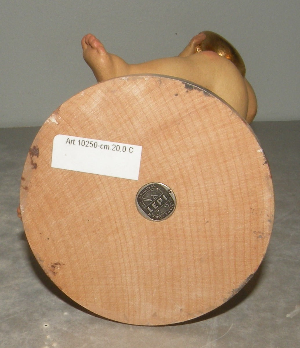 Sitting angel with horn, 10250, Angels