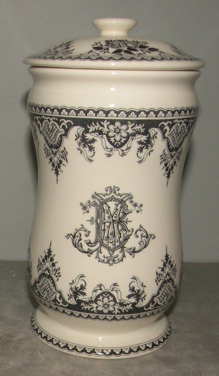 Small Pharmacy Jar Monogramme