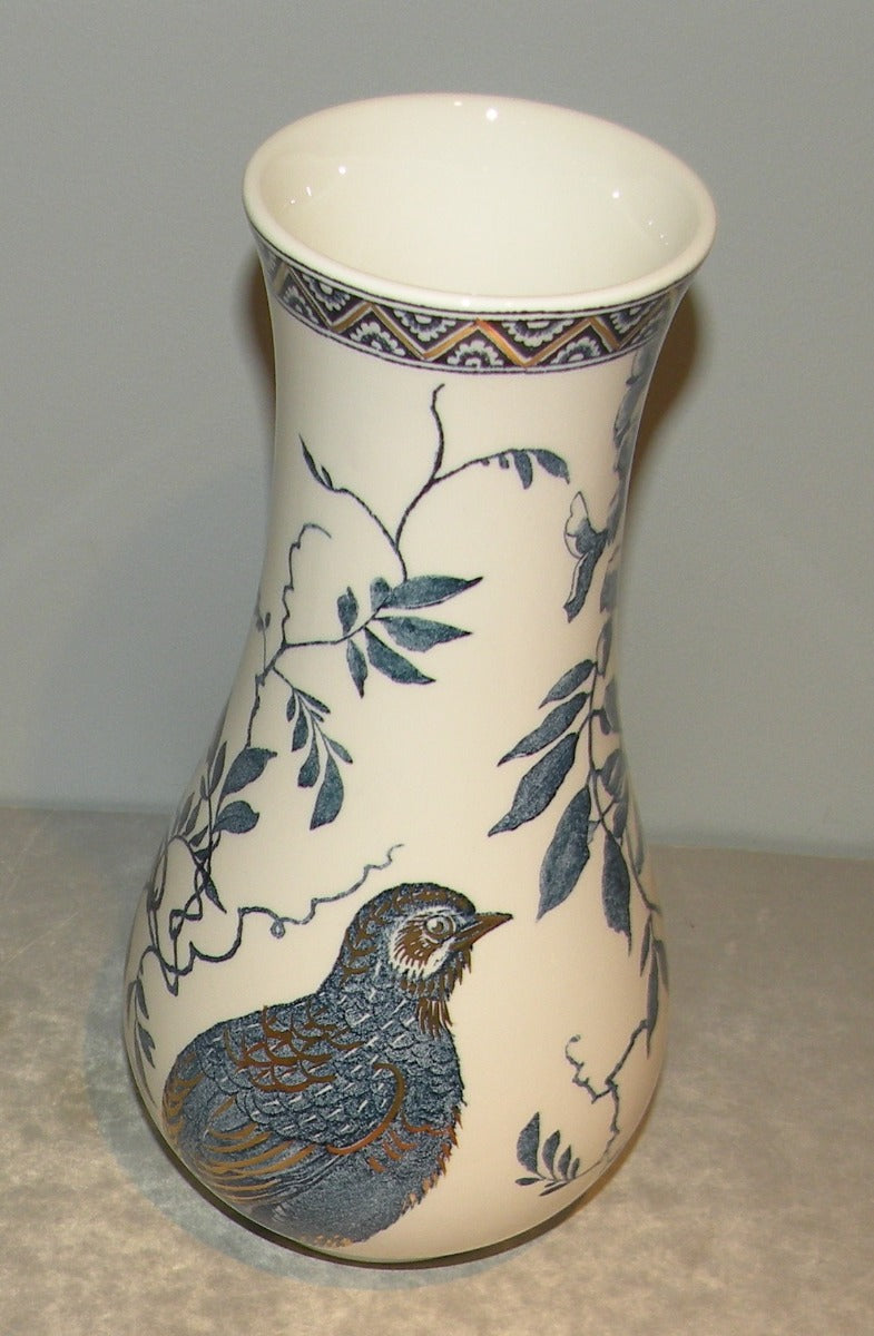 Small Vase Musee Vincennes Or, Art Faience