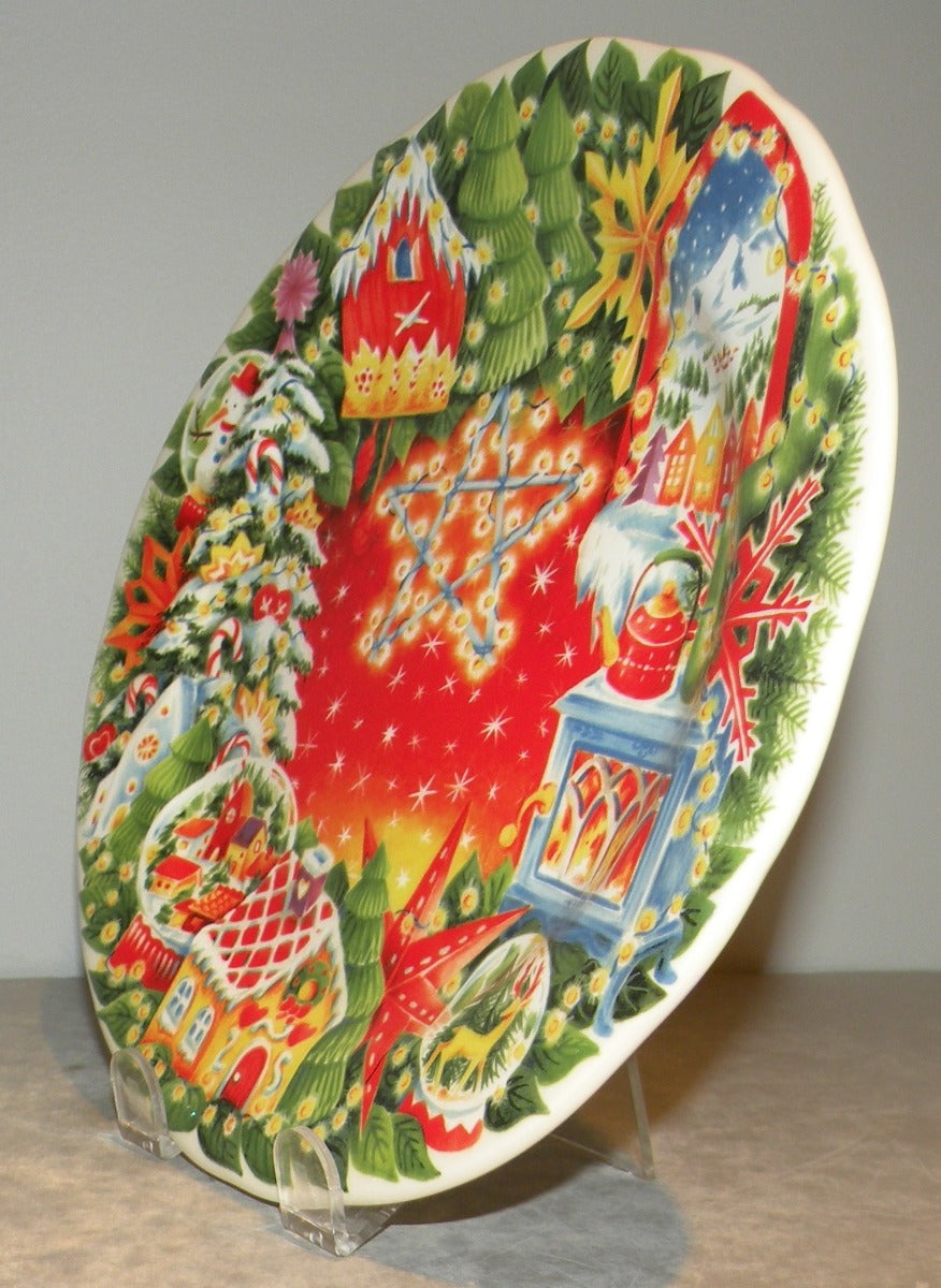 Dessert Plate Noel Red 2022