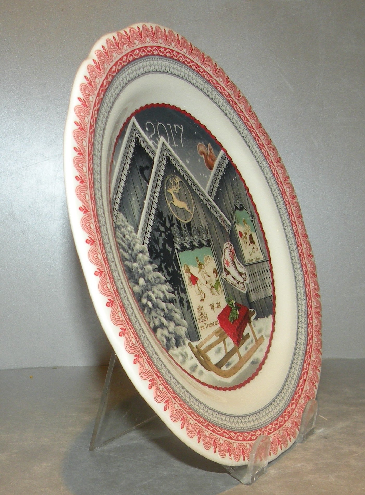 Dessert Plate Noel 2017