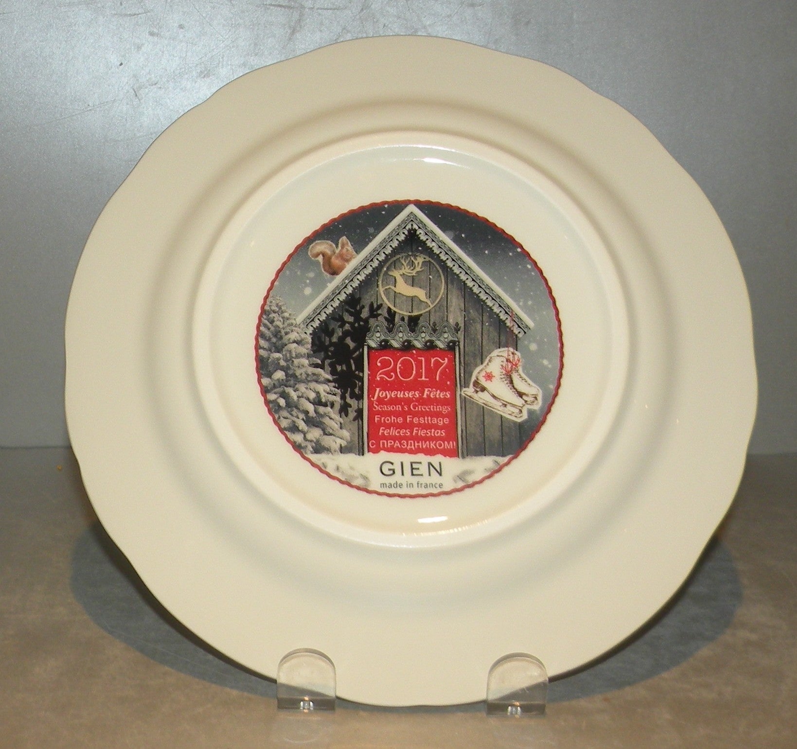 Dessert Plate Noel 2017