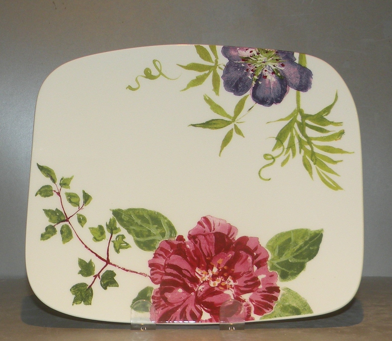 Medium Organic Rectangular Platter  Millefleurs
