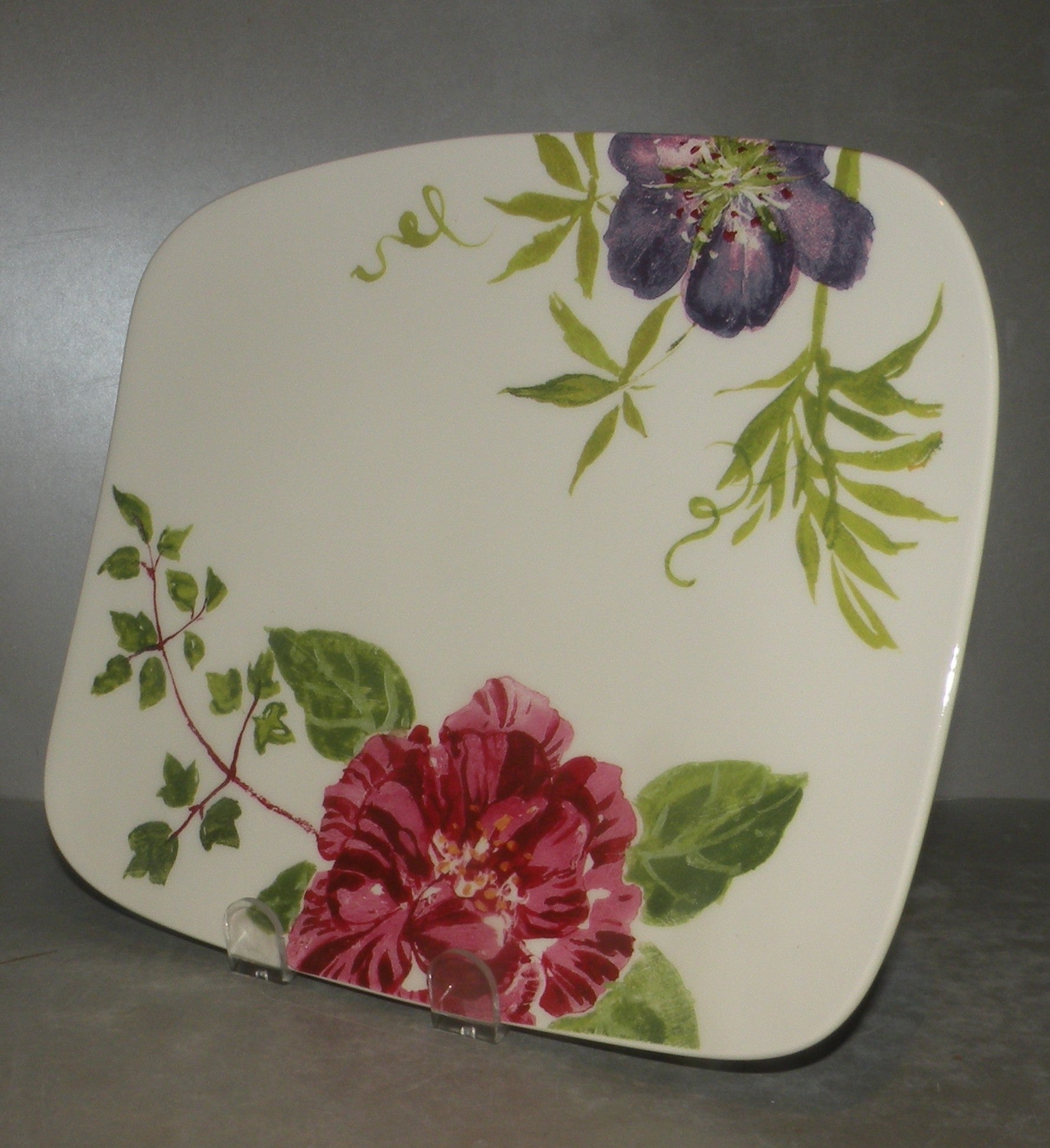 Medium Organic Rectangular Platter  Millefleurs