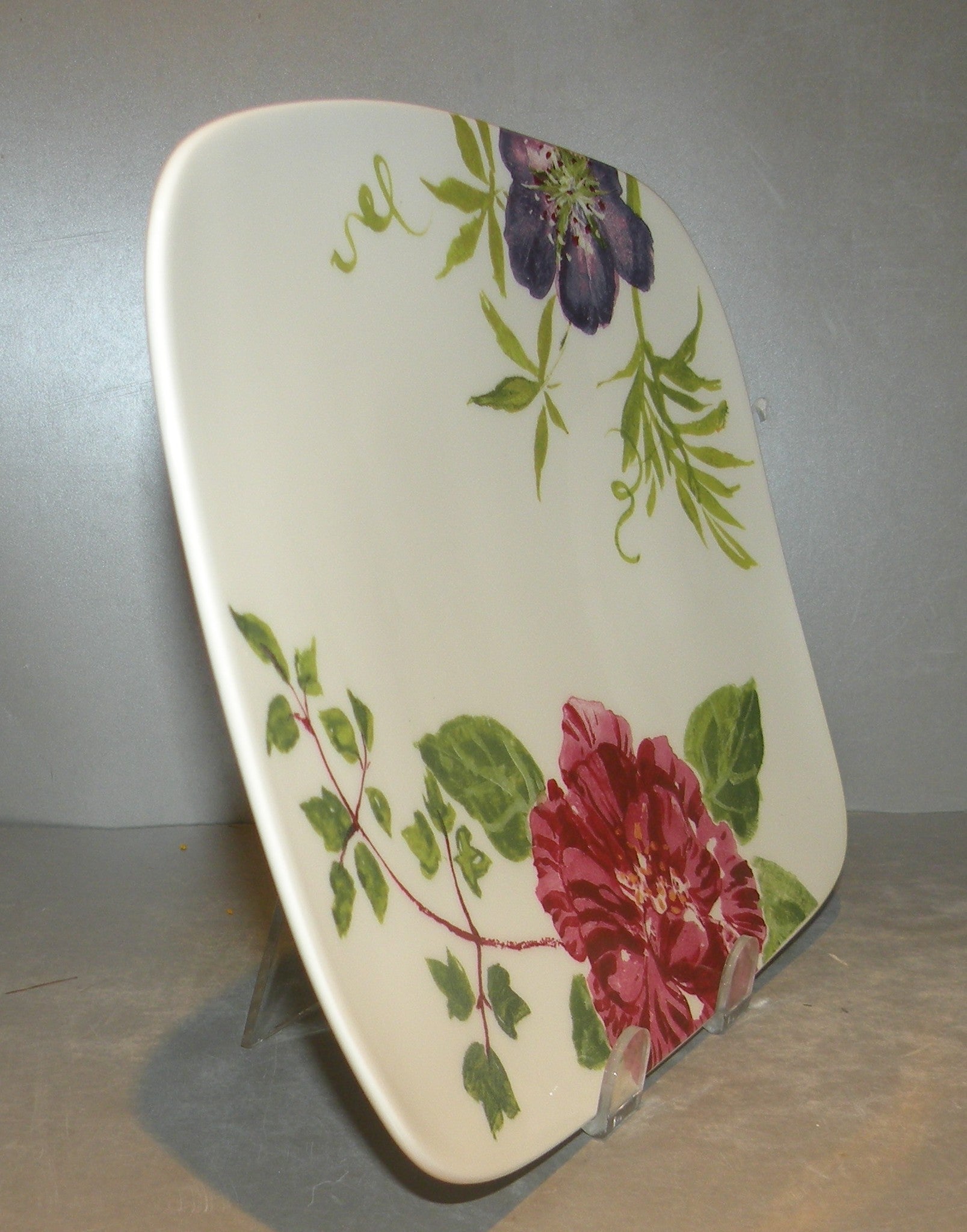 Medium Organic Rectangular Platter  Millefleurs