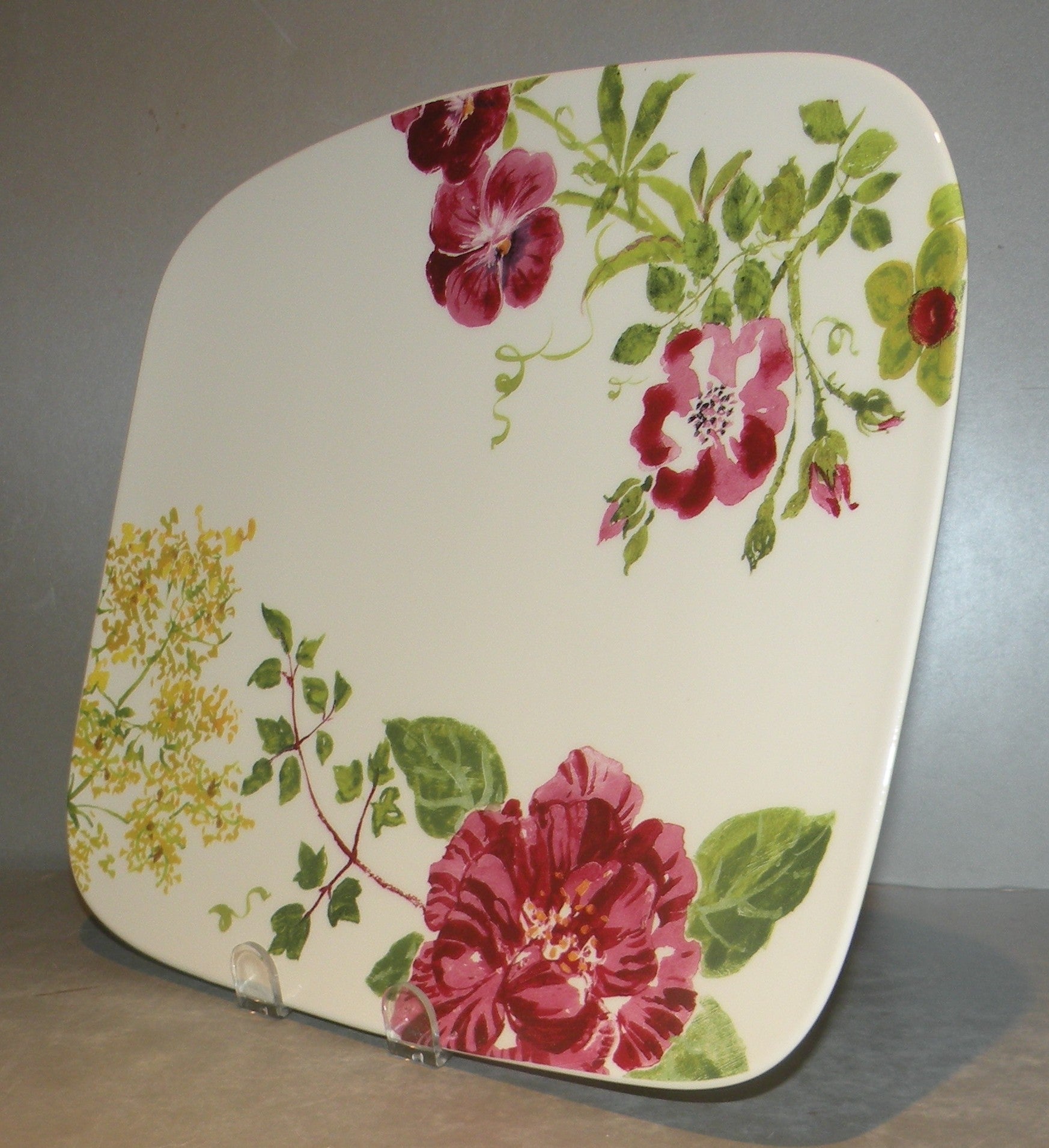 Large Organic Rectangular Platter  Millefleurs
