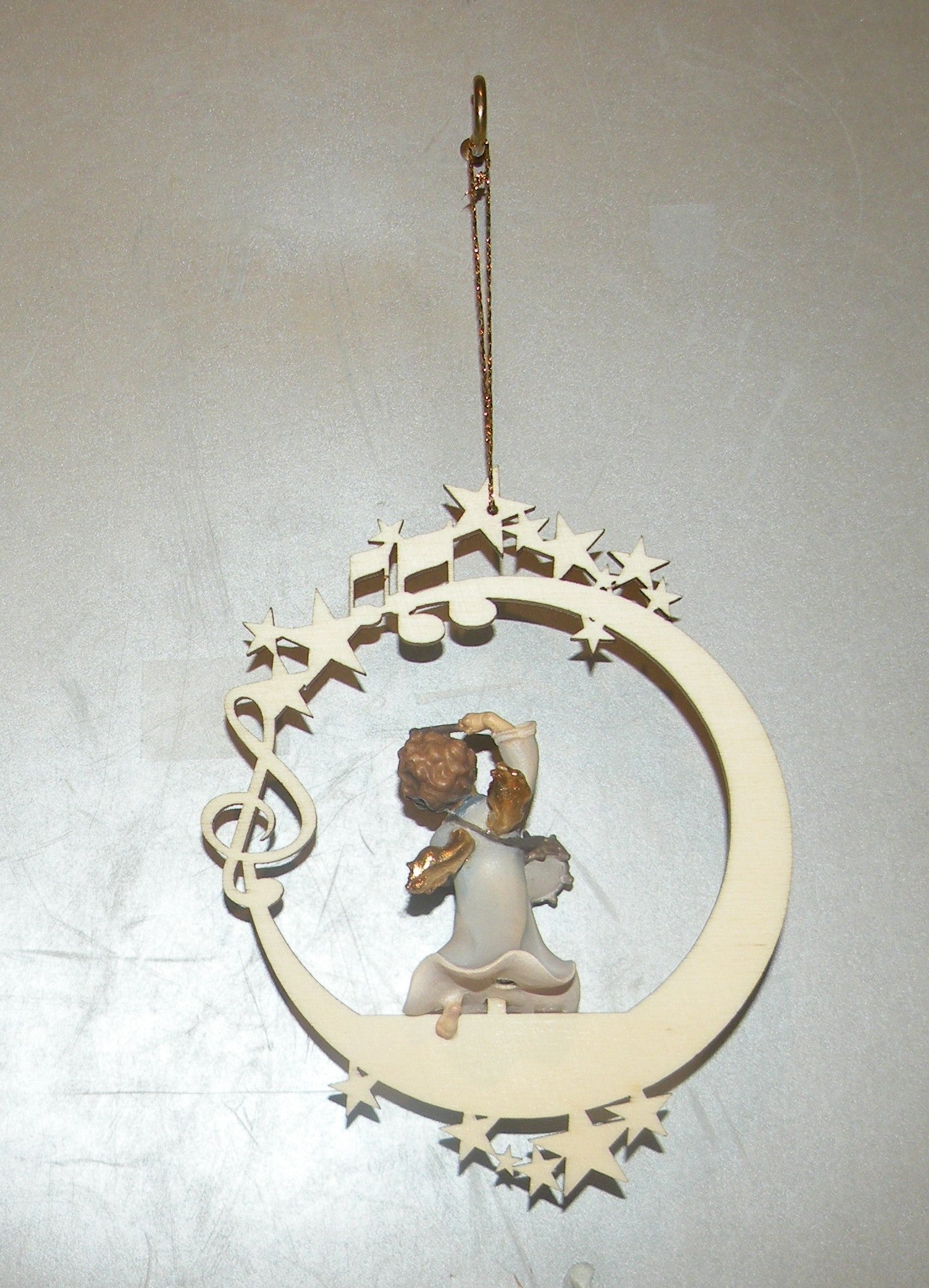 Angel with Drum On The Moon & Stars - 08000 - G