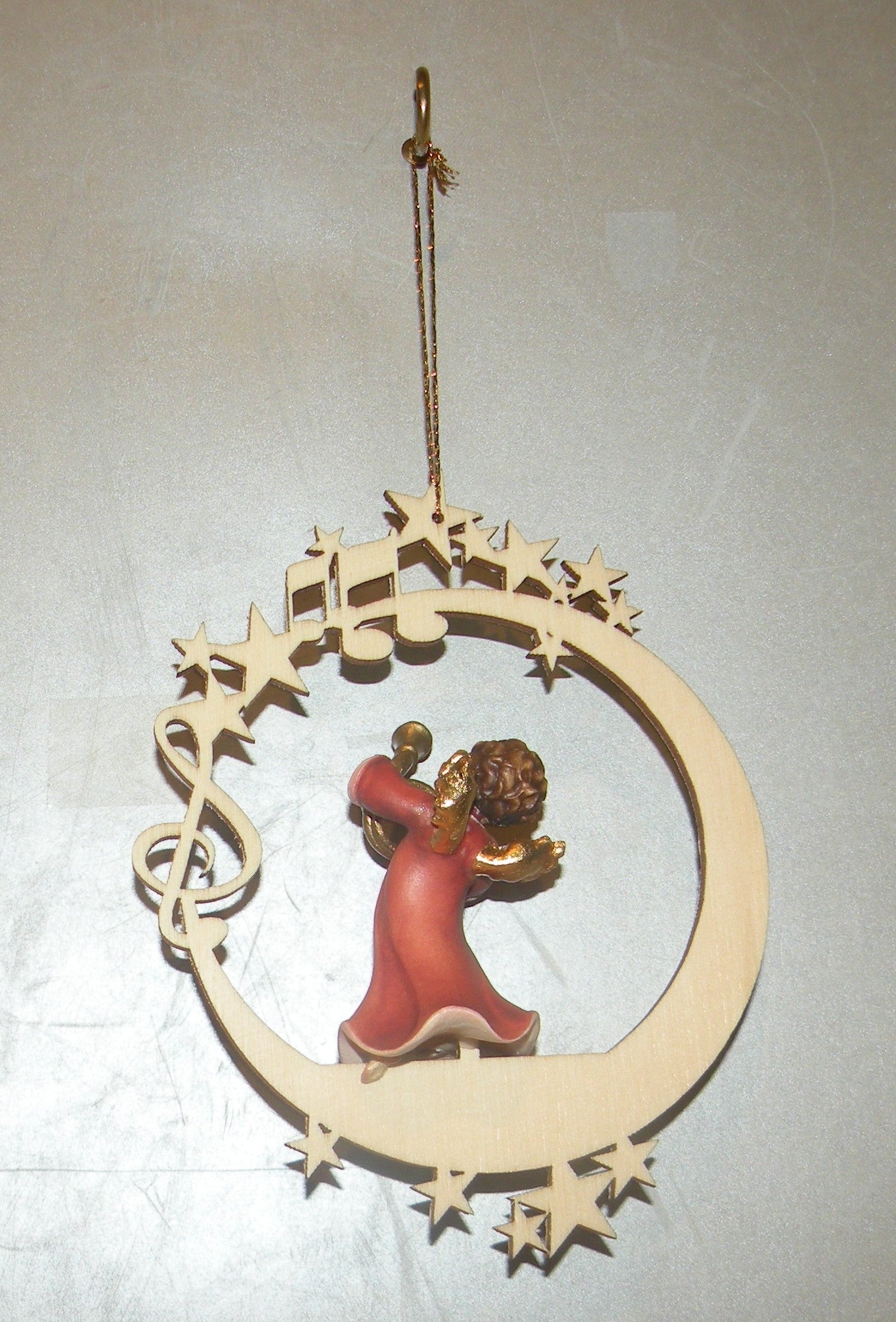 Angel with horn On The Moon & Stars - 08000