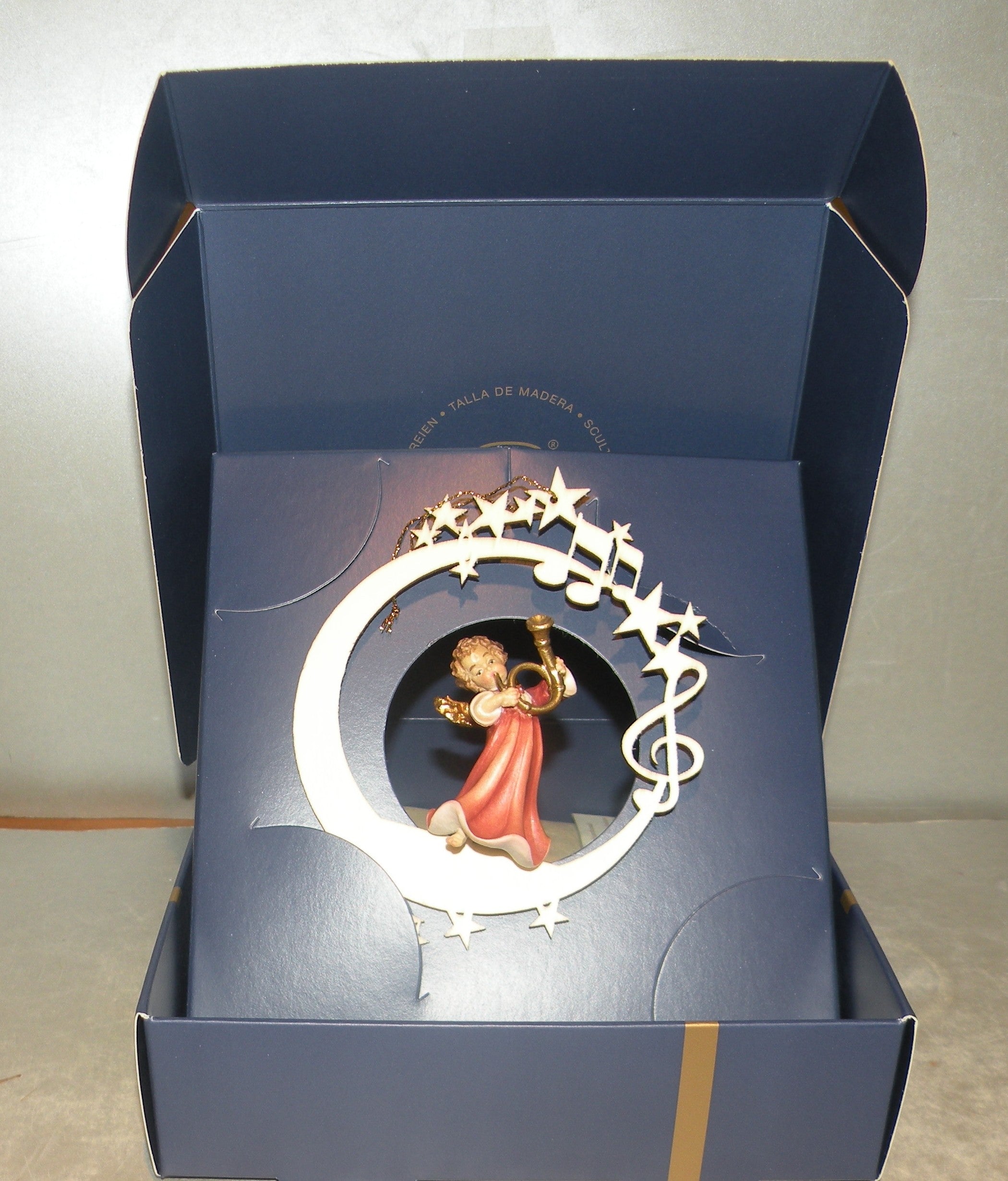 Angel with horn On The Moon & Stars - 08000