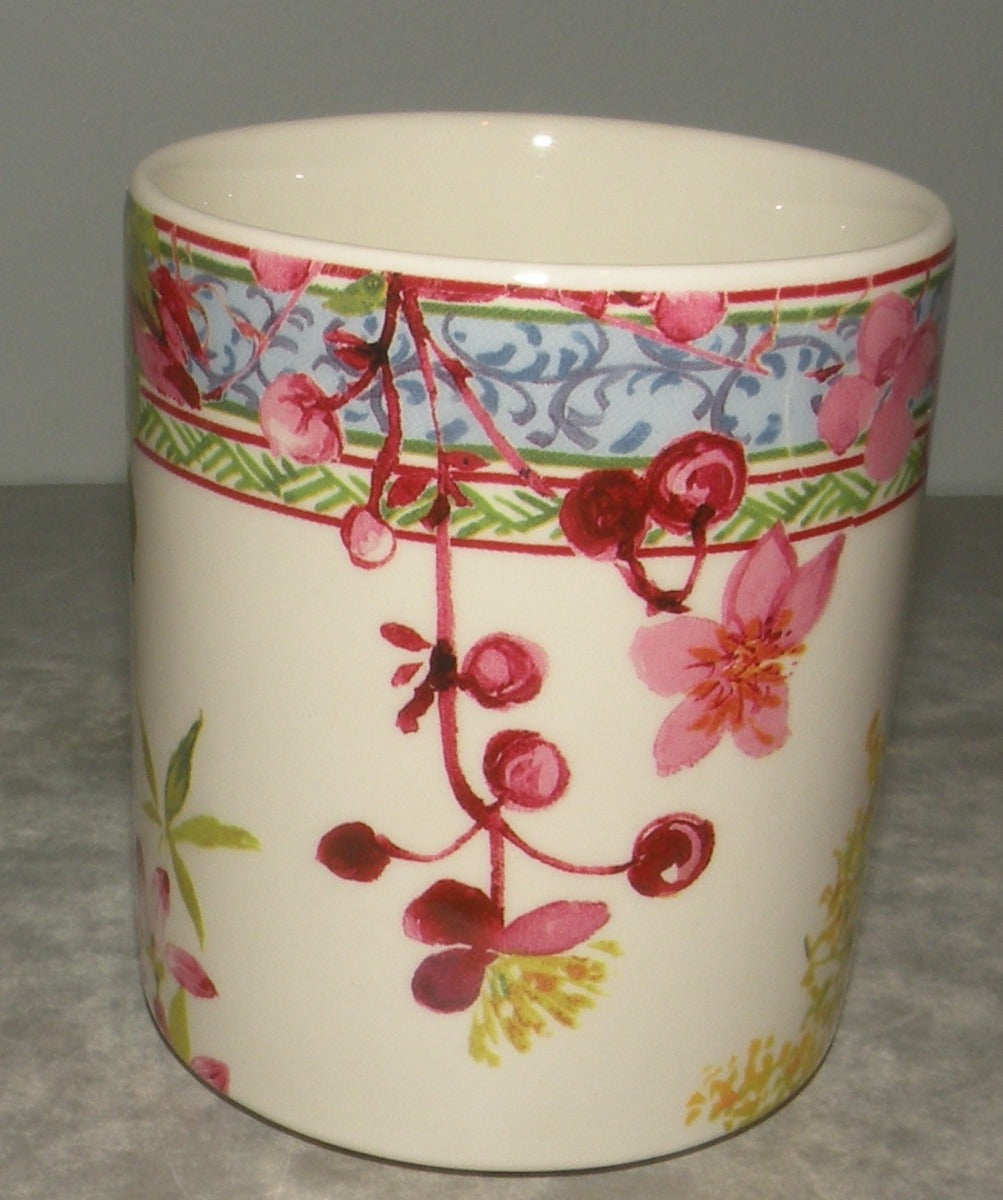 Pencil Holder,  Millefleurs