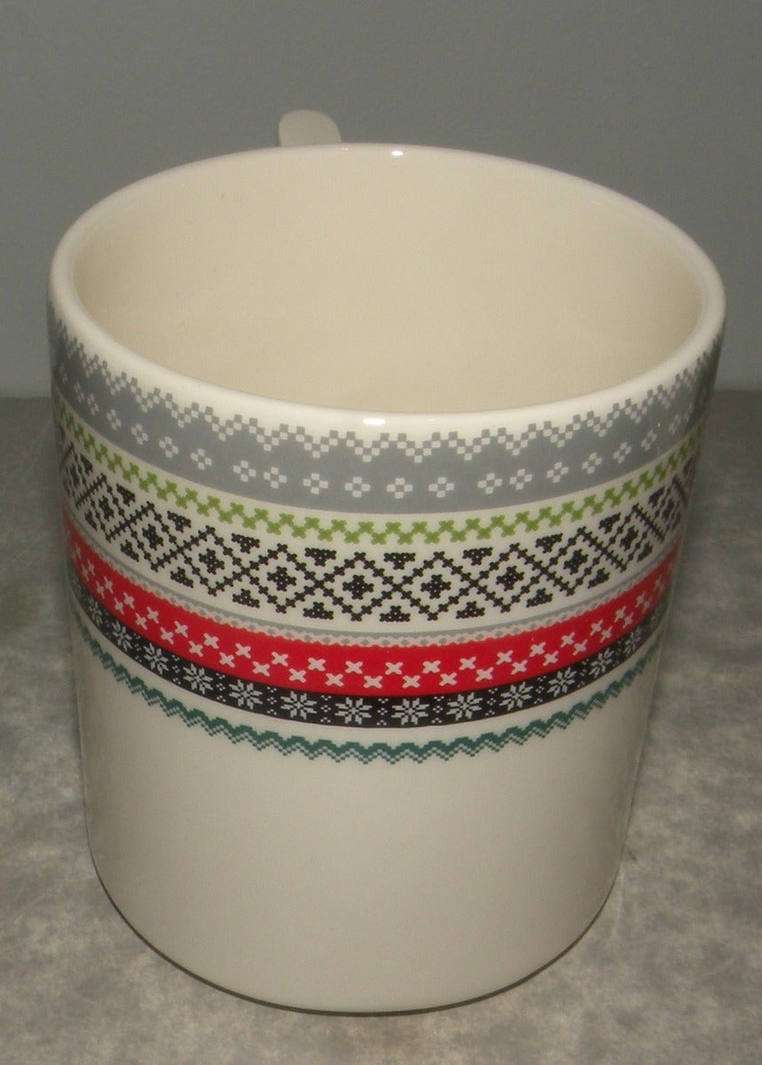 Large Coffee Mug , Hiver Scandinave