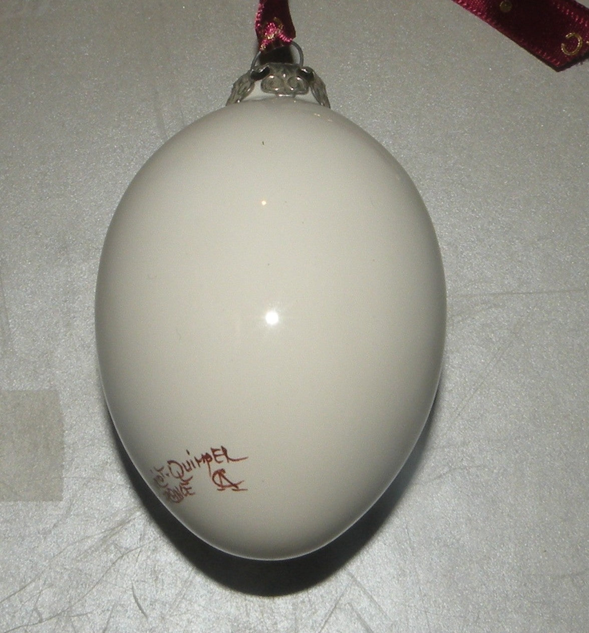 Christmas Ornament Ball Lea , Henriot Quimper