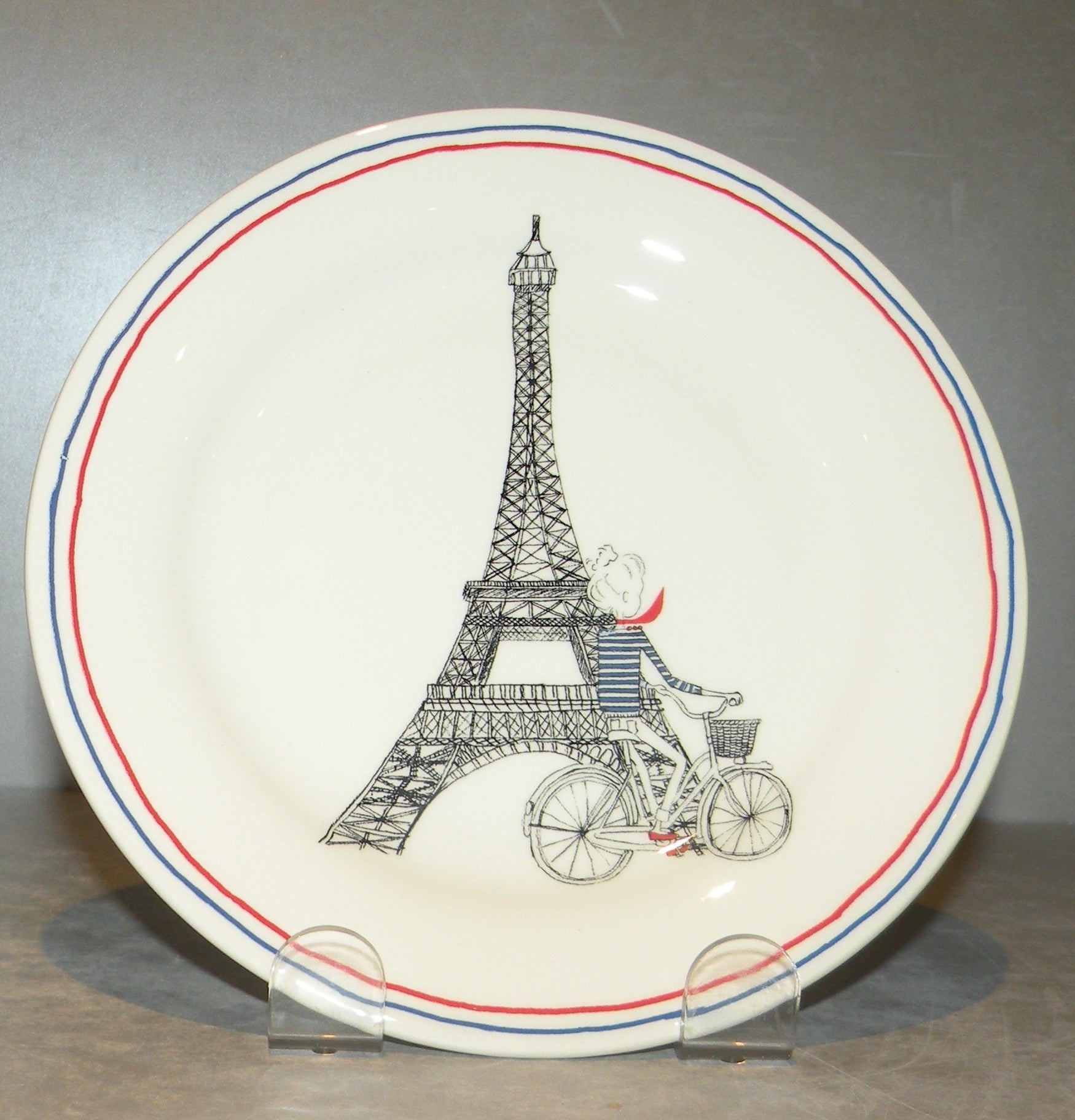 Bread & Butter Plate Tour Eiffel Black , Ca c'est Paris
