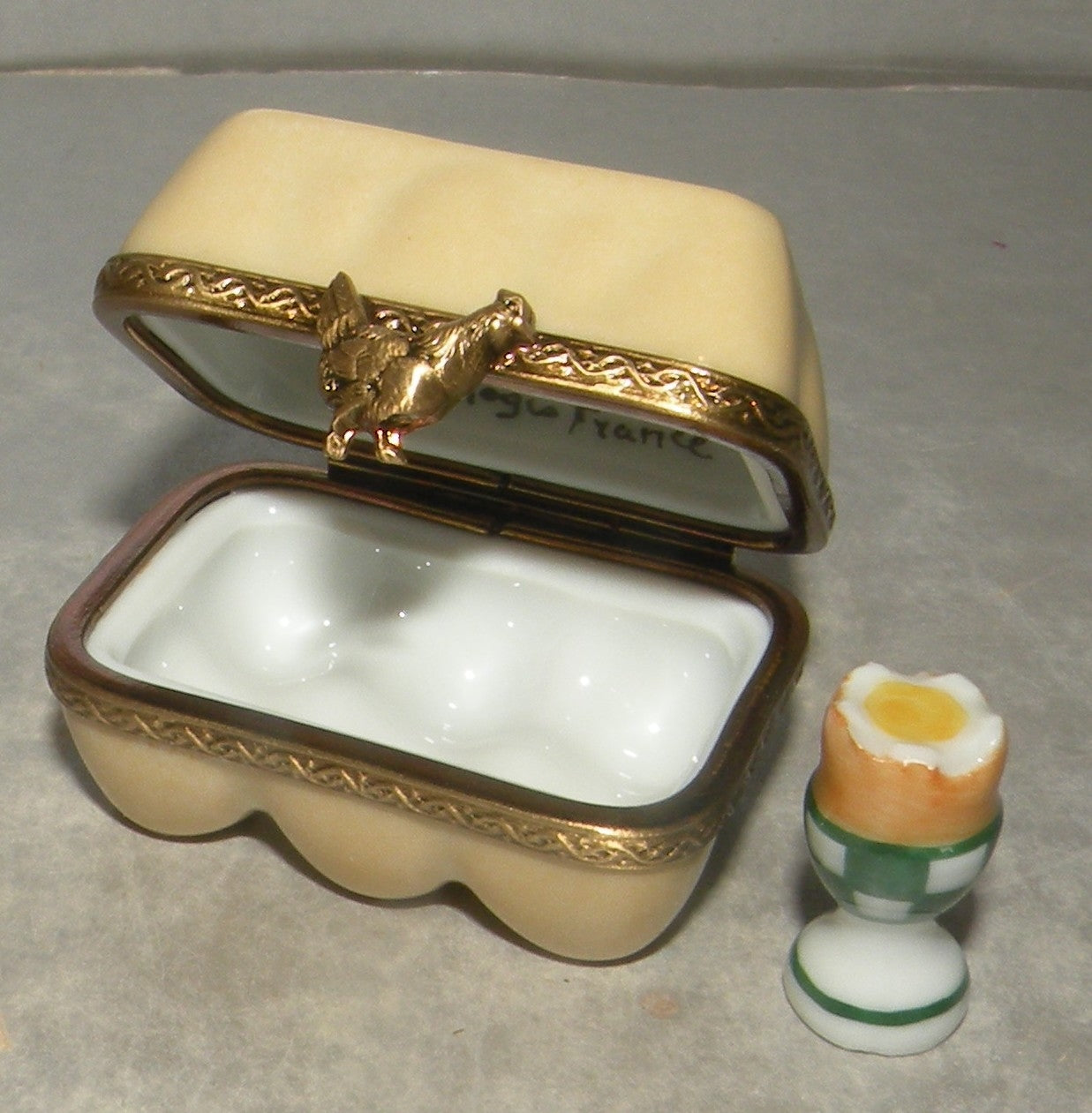 Box of Eggs and Egg Cup , Limoges Box Number 30