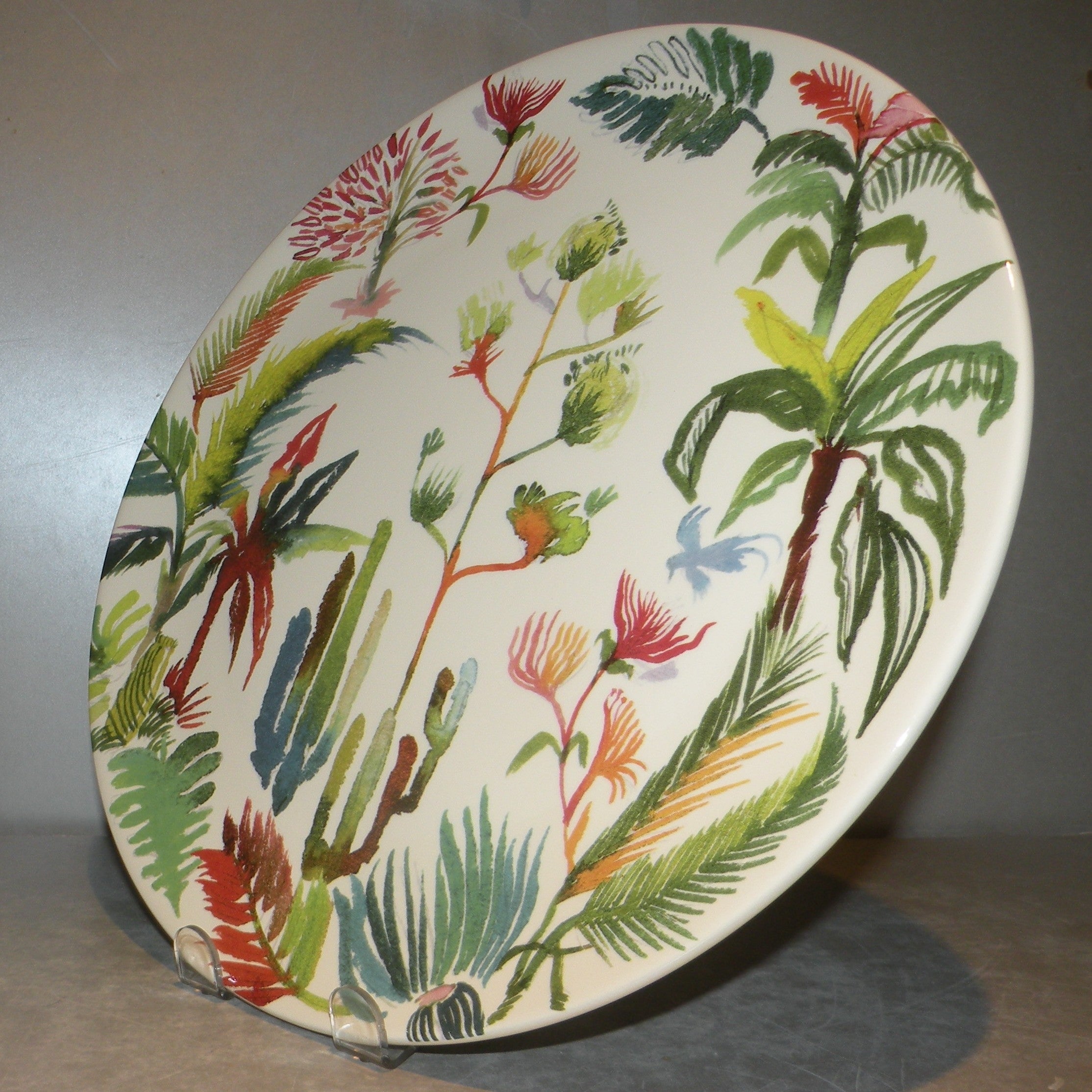 Round Cake Platter, Jardins Extraordinaires
