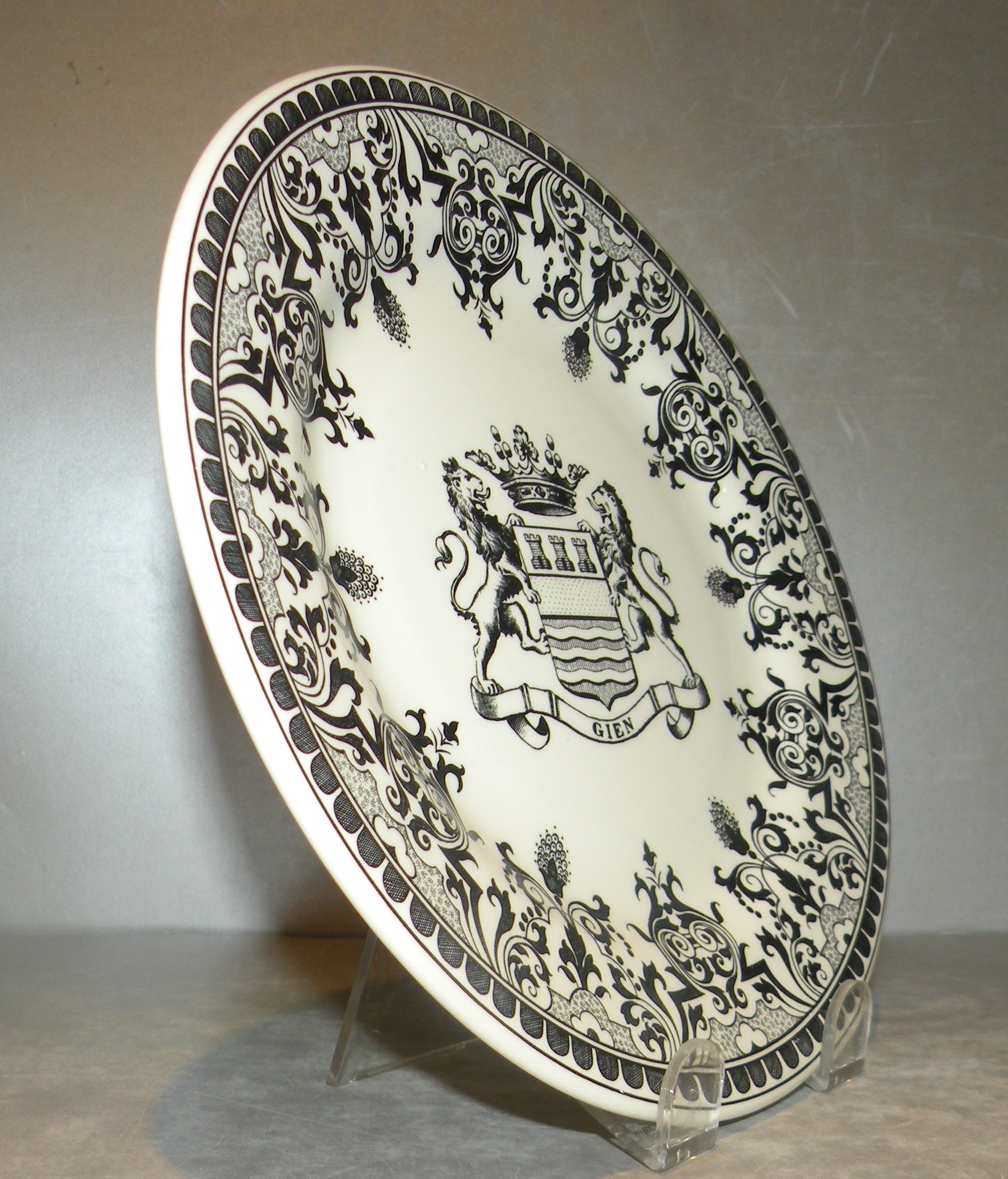Dessert Plate Blason , Les Depareillees Vert