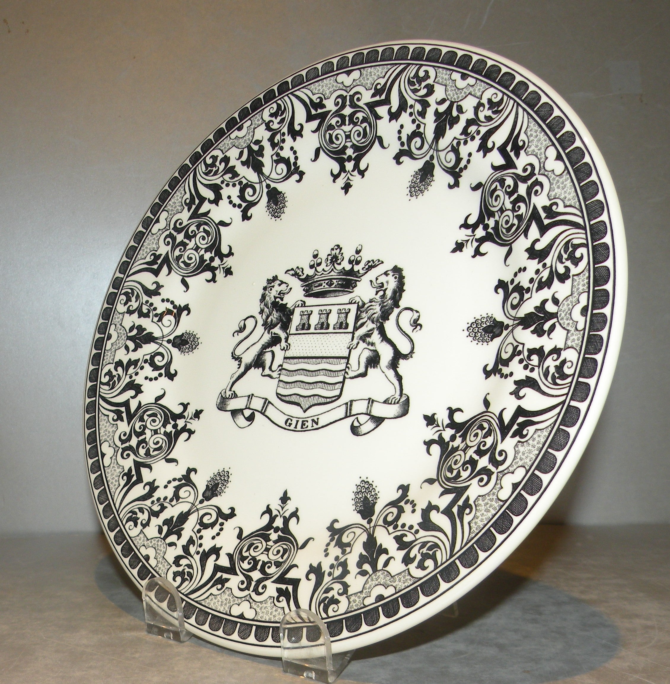 Dessert Plate Blason , Les Depareillees Vert