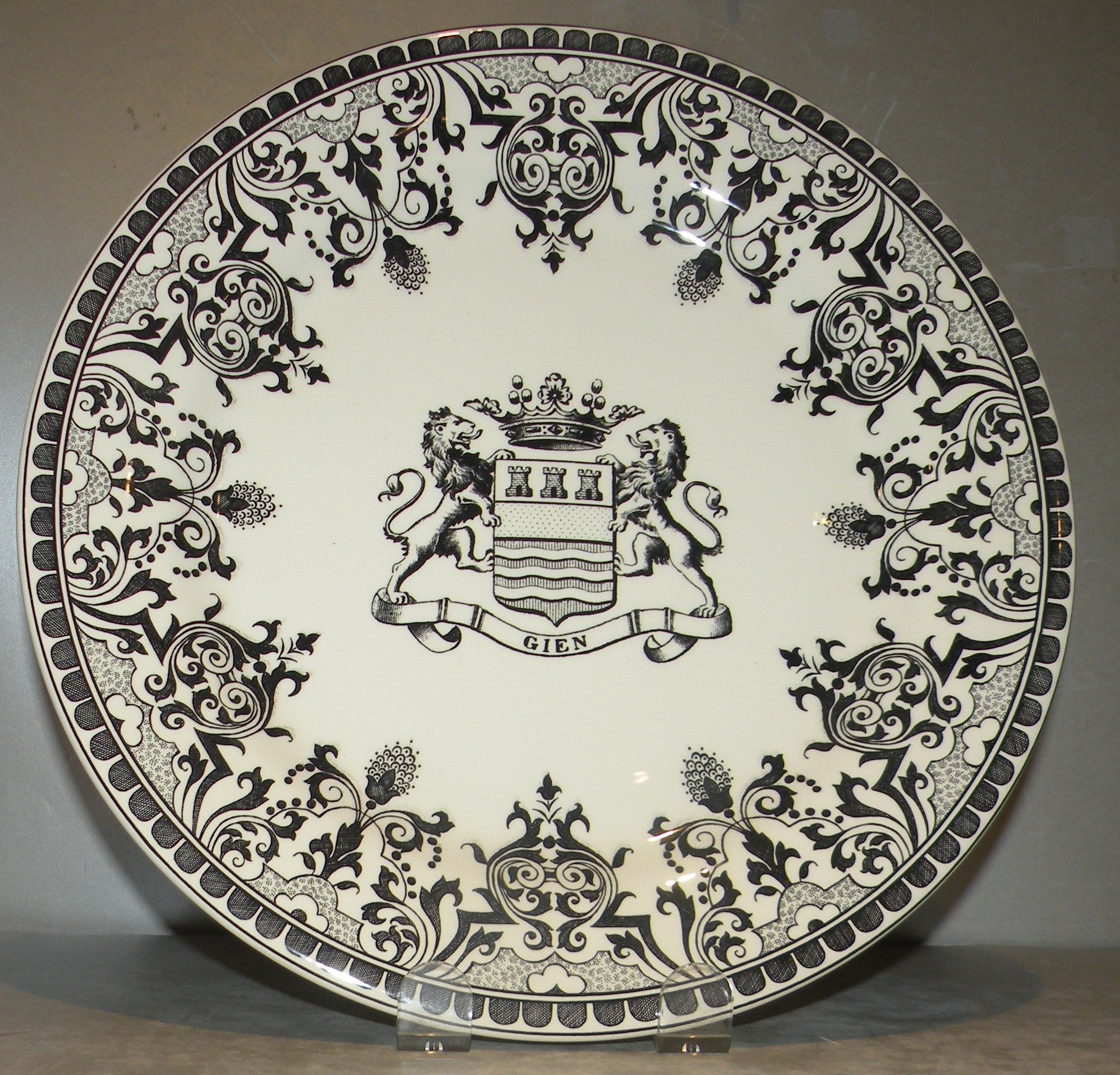 Dinner Plate Blason , Les Depareillees Vert