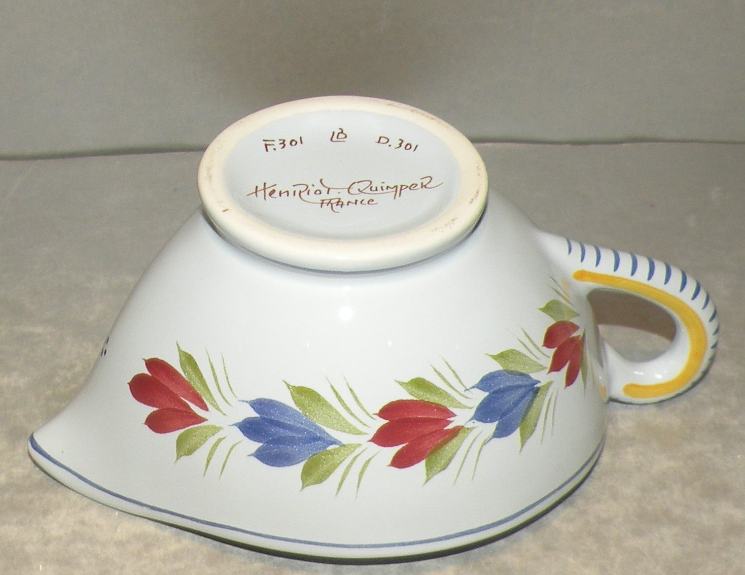 Sauce Boat with Lady , Mistral Blue