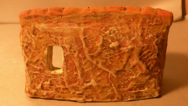 Cowshed 1 slope roof (all clay), Fouque 2 cm